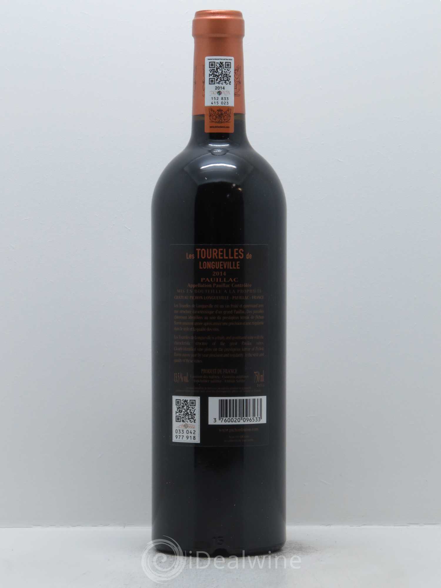Les Tourelles de Longueville Second Vin 2014 - Posten von 1 Flasche - 1