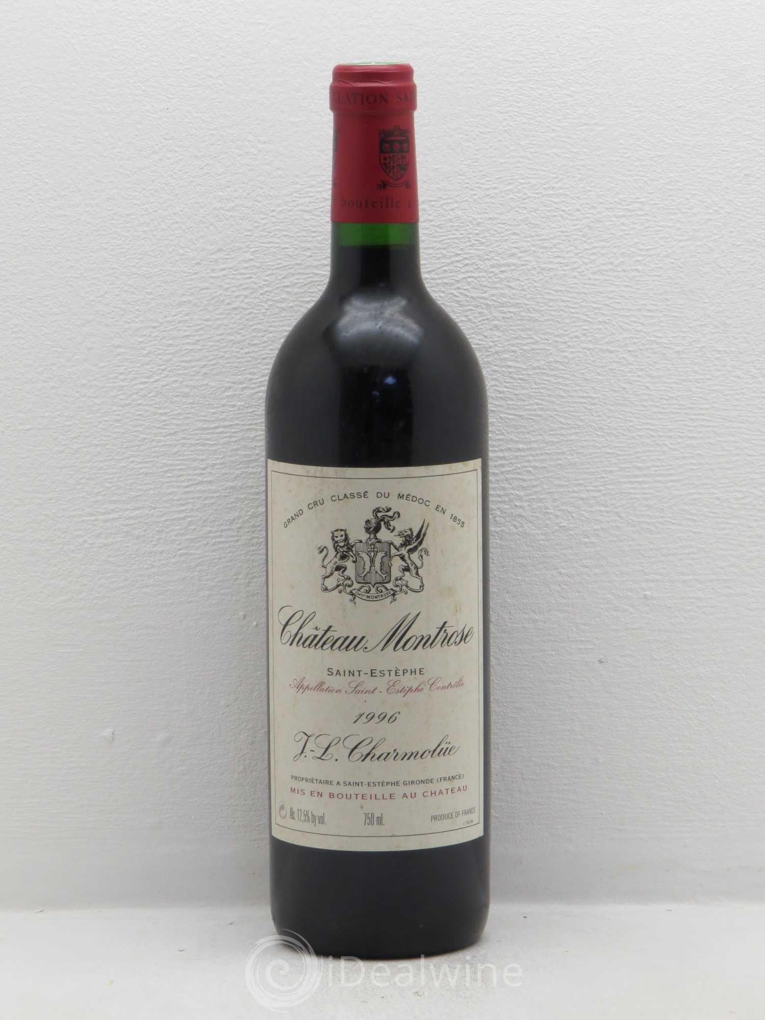 Château Montrose 2ème Grand Cru Classé 1996 - Lot de 1 bouteille - 0