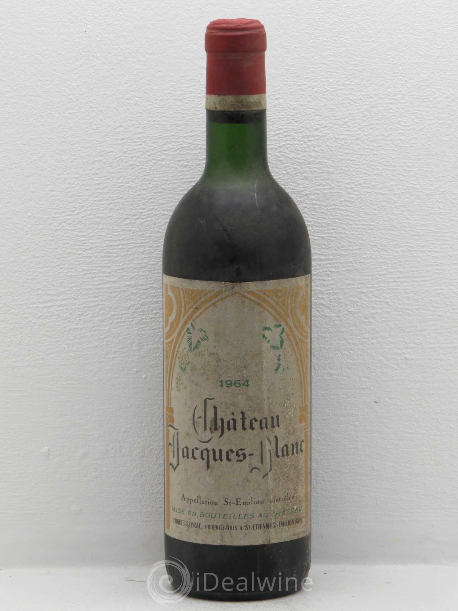 Château Jacques Blanc 1964 - Lot de 1 bouteille - 0