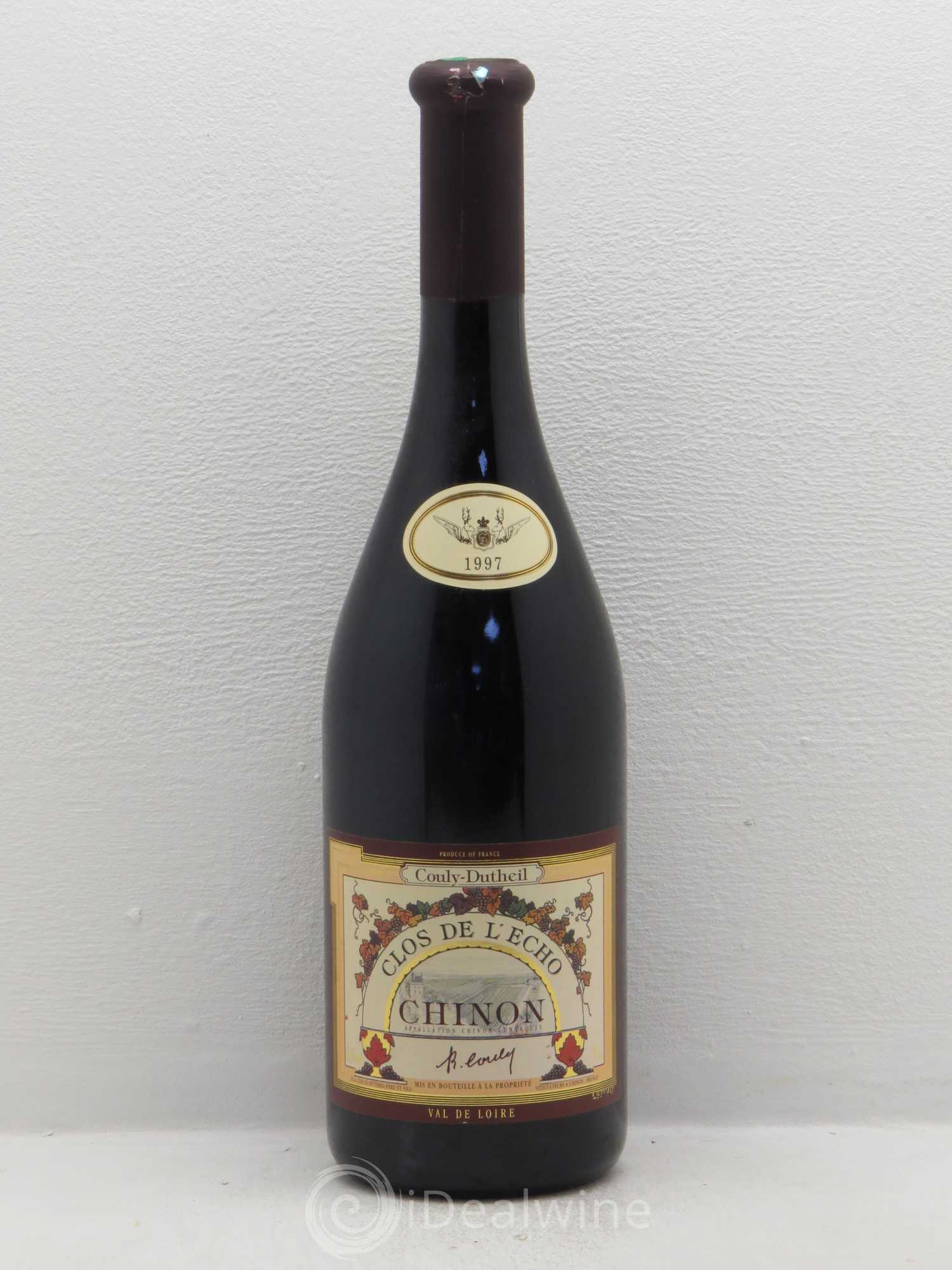 Chinon Clos de l'Echo Couly-Dutheil 1997 - Lot de 1 bouteille - 0