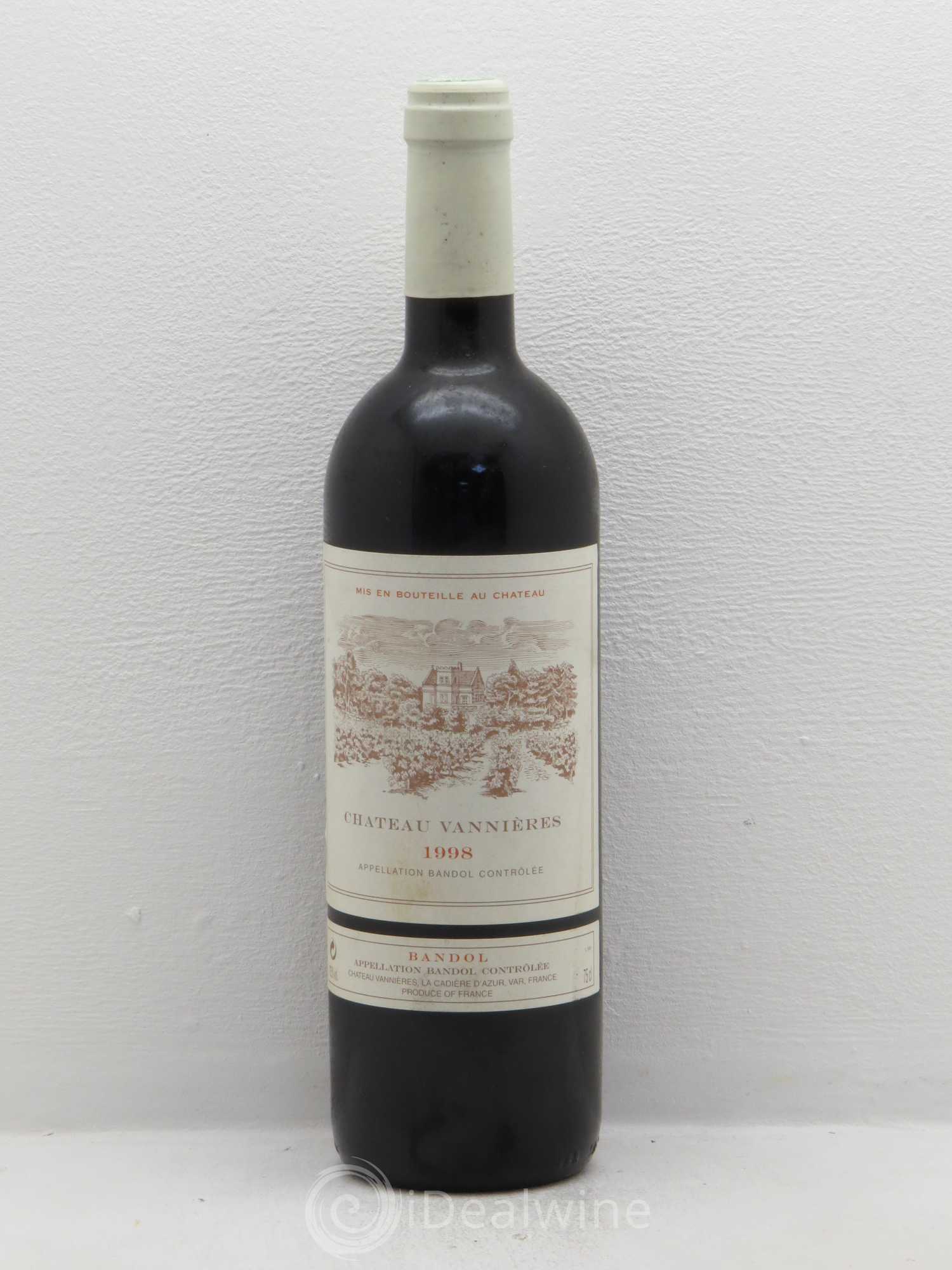 Bandol Château Vannieres 1998 - Posten von 1 Flasche - 0