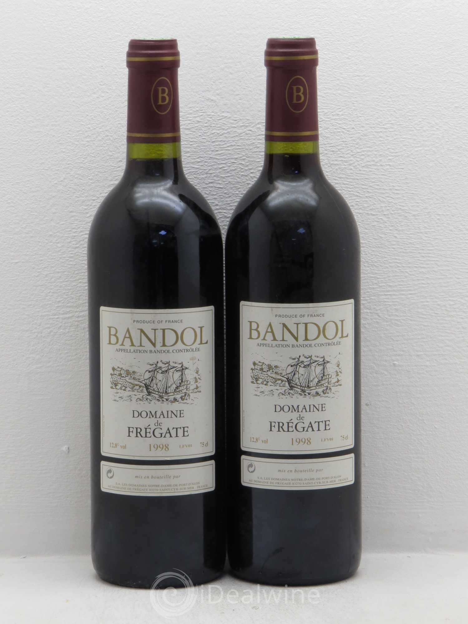 Bandol Domaine De Fregate 1998 - Posten von 2 Flaschen - 0