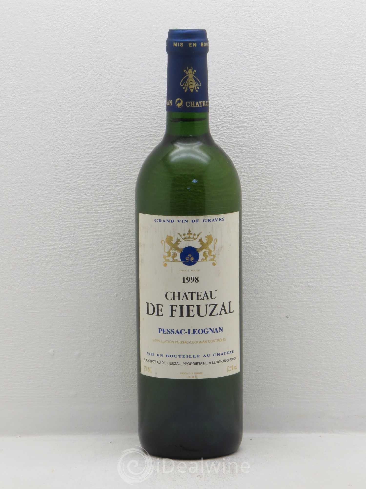 Château de Fieuzal 1998 - Lot de 1 bouteille - 0
