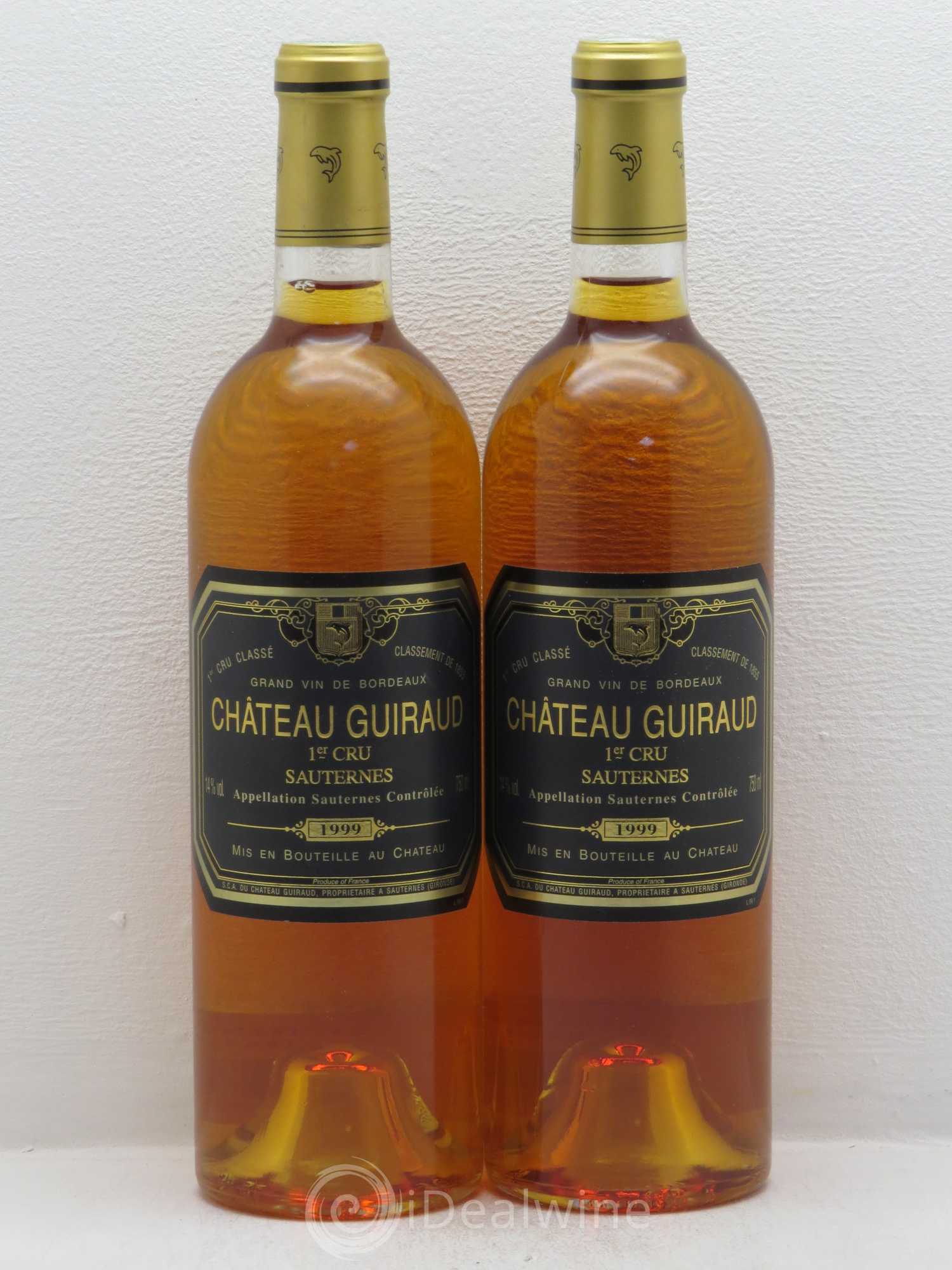 Château Guiraud 1er Grand Cru Classé 1999 - Lotto di 2 bottiglie - 0