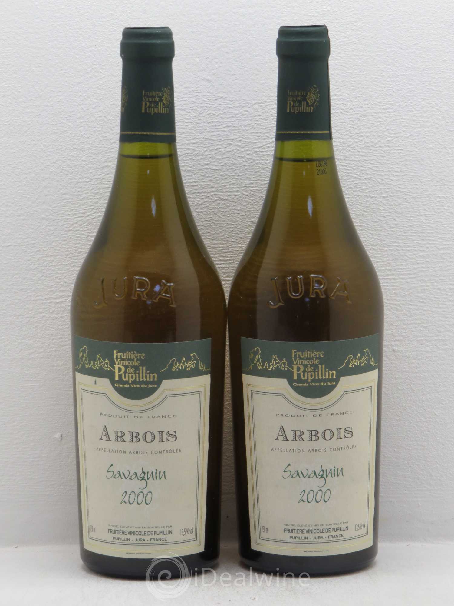 Arbois Savagnin Fruitiere Vinicole De Pupillin 2000 - Posten von 2 Flaschen - 0