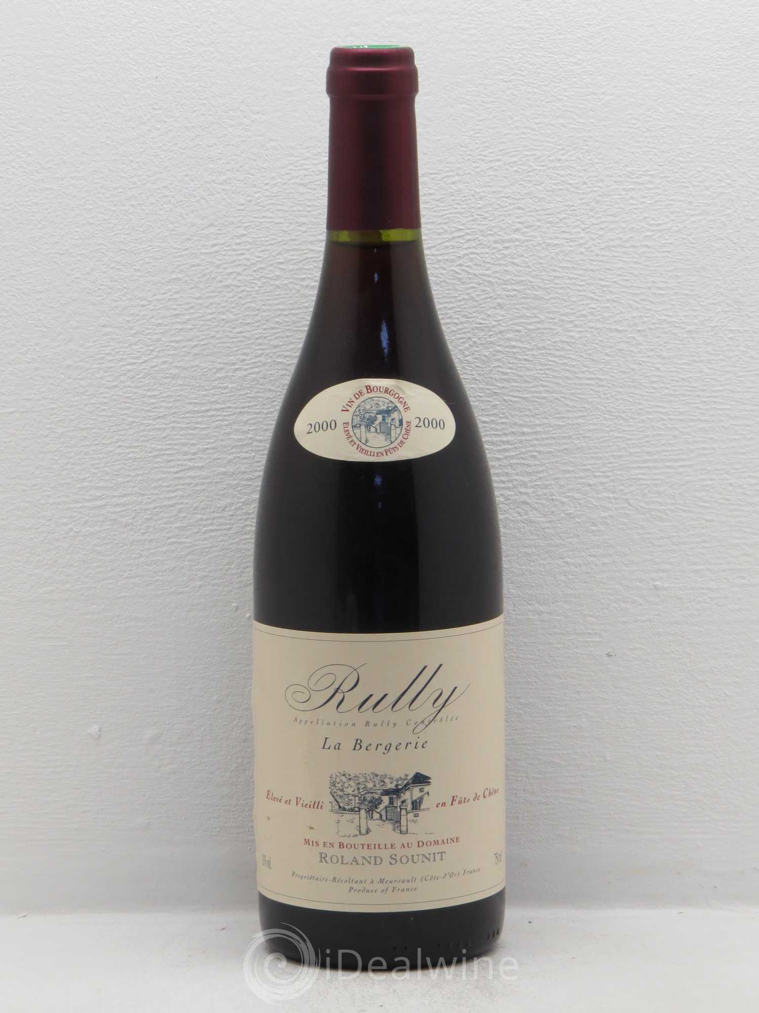 Rully La Bergerie Roland Sounit 2000 - Posten von 1 Flasche - 0