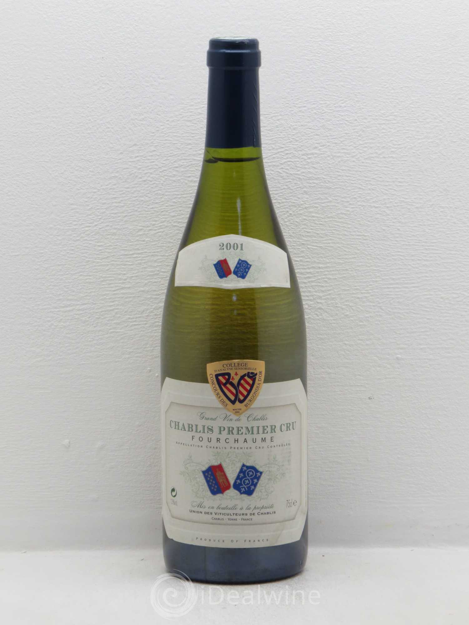 Chablis 1er Cru Fourchaume Union Des Viticulteurs 2001 - Posten von 1 Flasche - 0