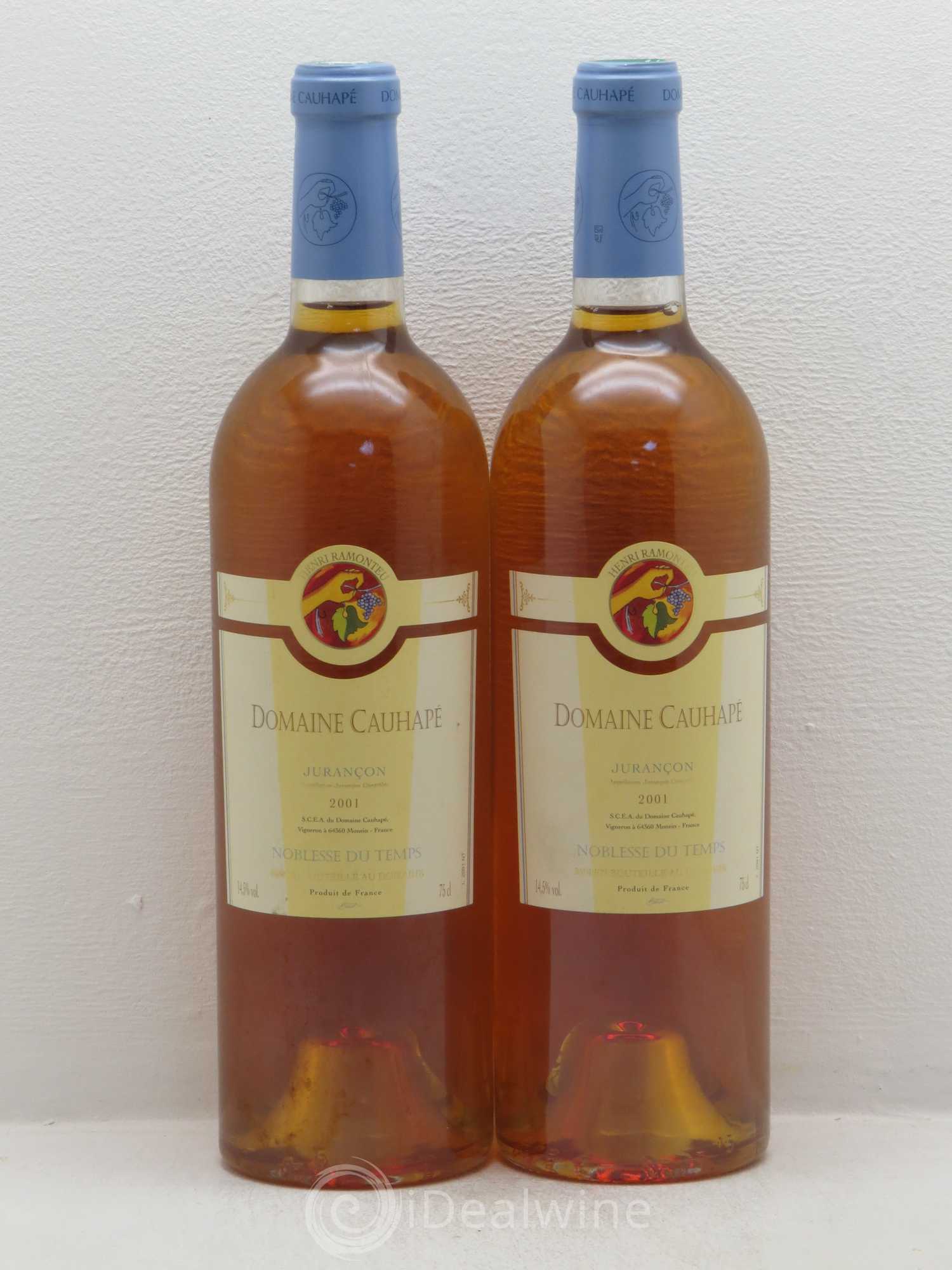 Jurançon Noblesse du temps Cauhapé (Domaine) 2001 - Lotto di 2 bottiglie - 0