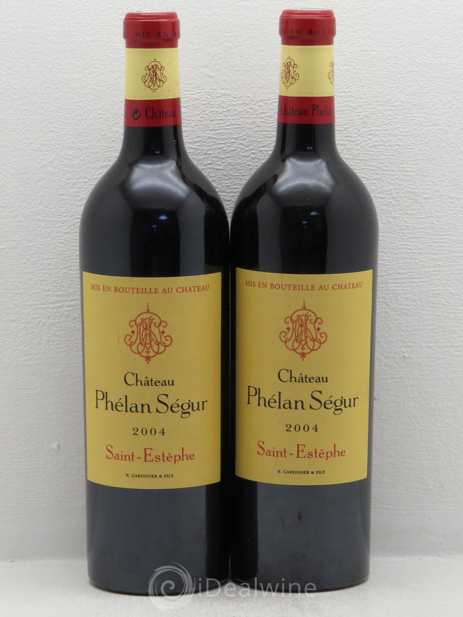Château Phélan Ségur 2004 - Lot de 2 bouteilles - 0