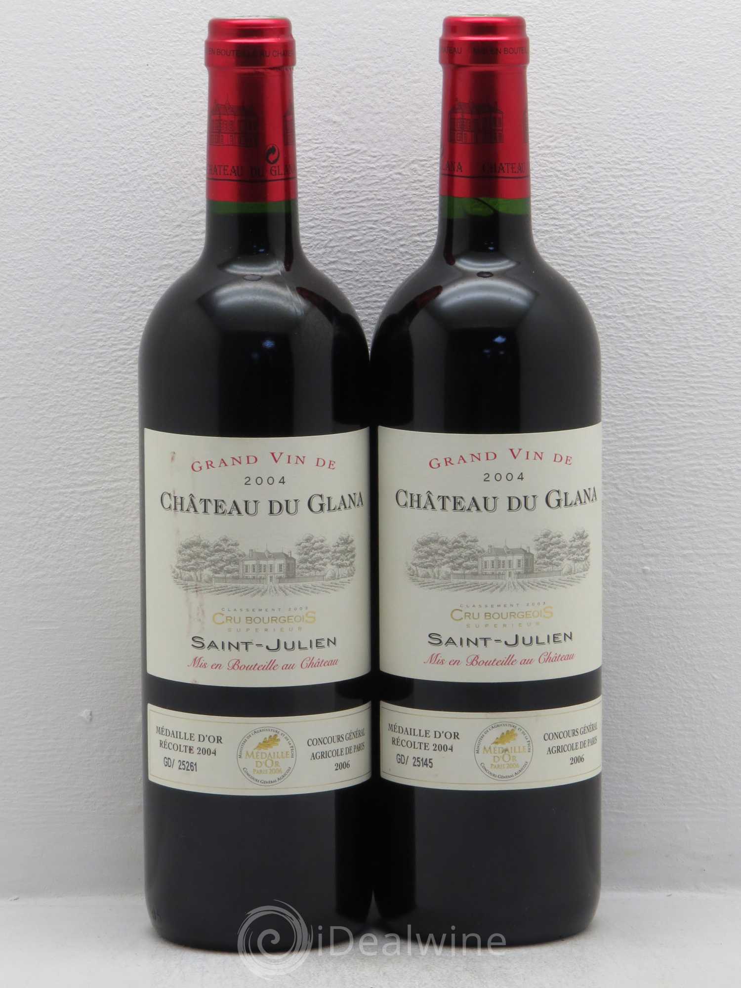 Château du Glana 2004 - Lot de 2 bouteilles - 0