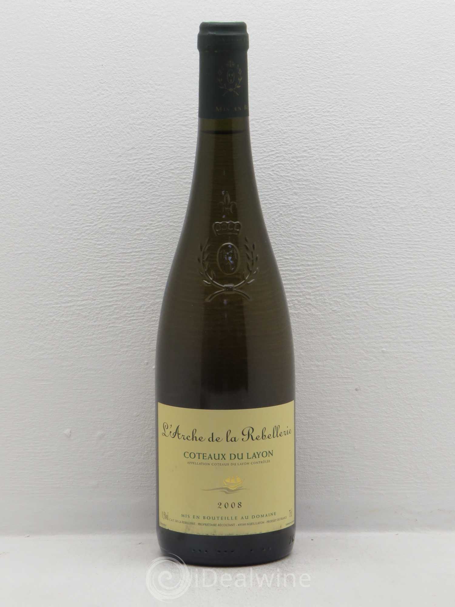 Coteaux du Layon L'Arche de la Rebellerie 2008 - Lotto di 1 bottiglia - 0