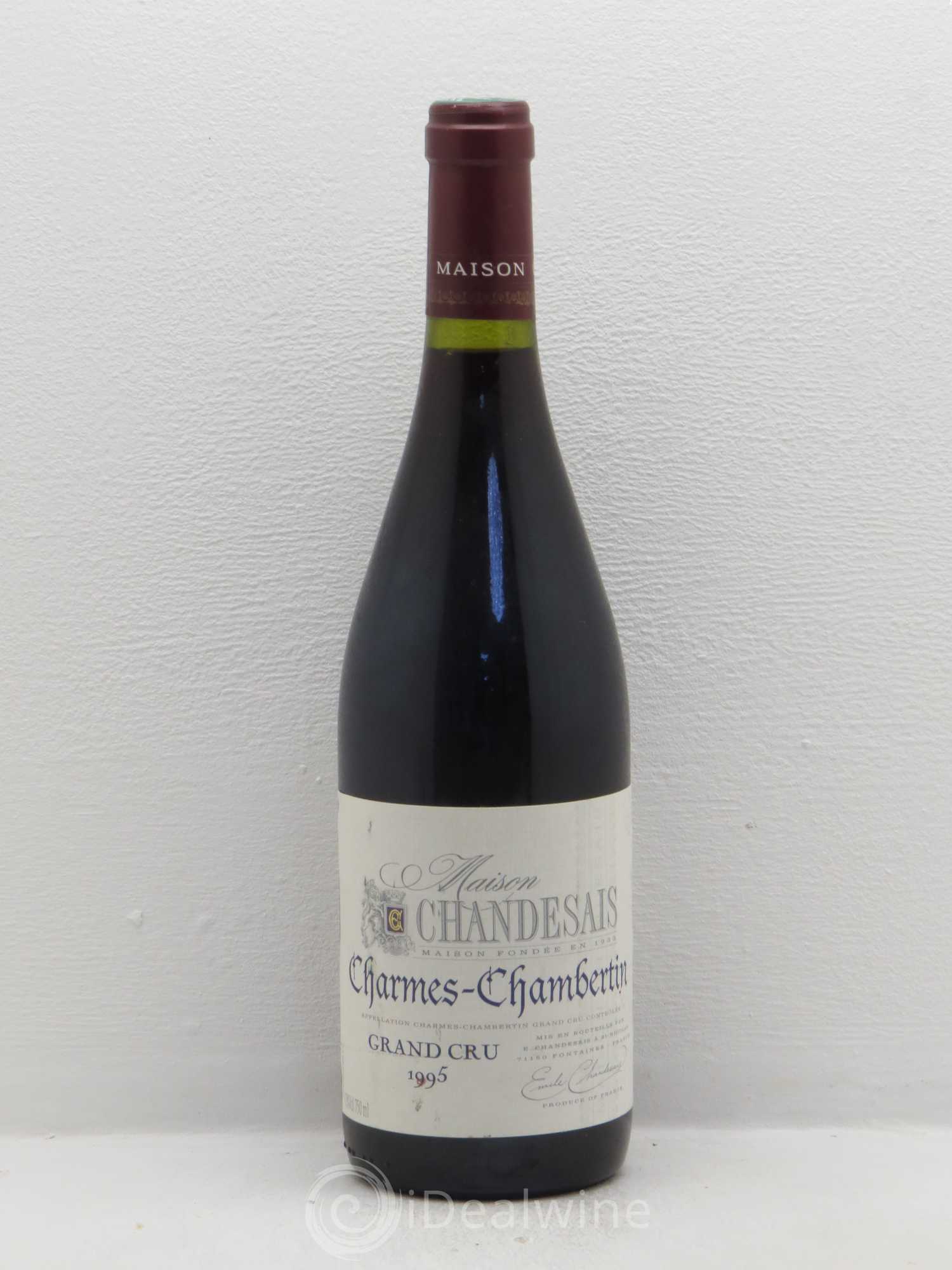 Charmes-Chambertin Grand Cru Maison Chandesais 1995 - Lot de 1 bouteille - 0
