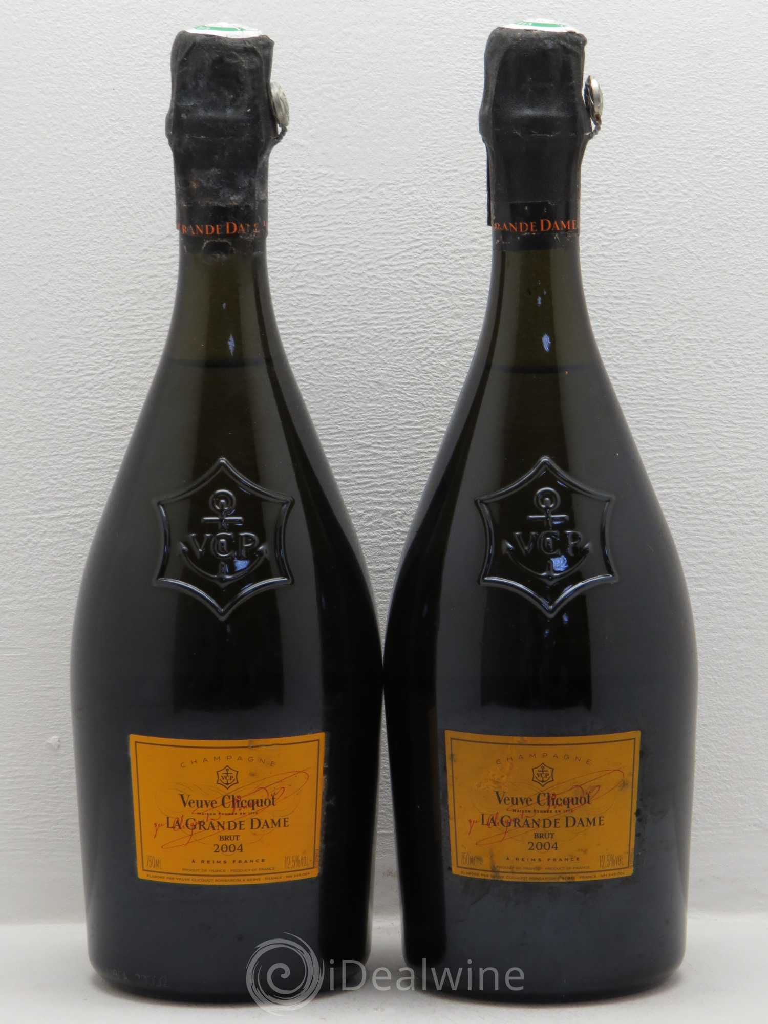 La Grande Dame Veuve Clicquot 2004 - Lot de 2 bouteilles - 0