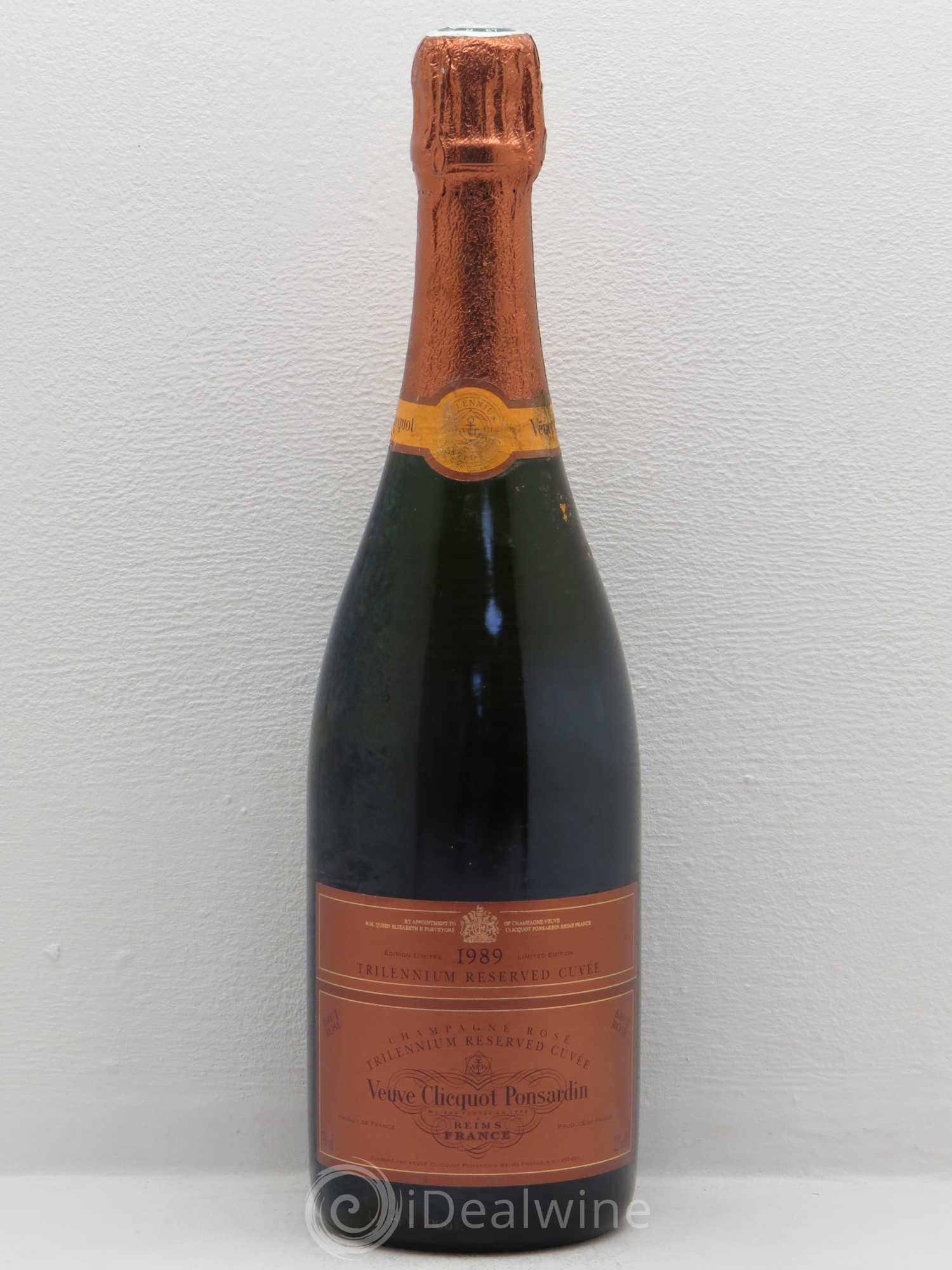 Champagne - Veuve Clicquot Trillenium 1989 - Lot de 1 bouteille - 0