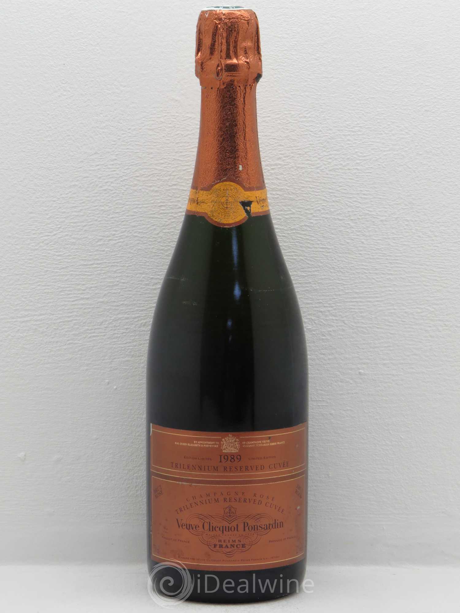 Champagne - Veuve Clicquot Trillenium 1989 - Lot de 1 bouteille - 0