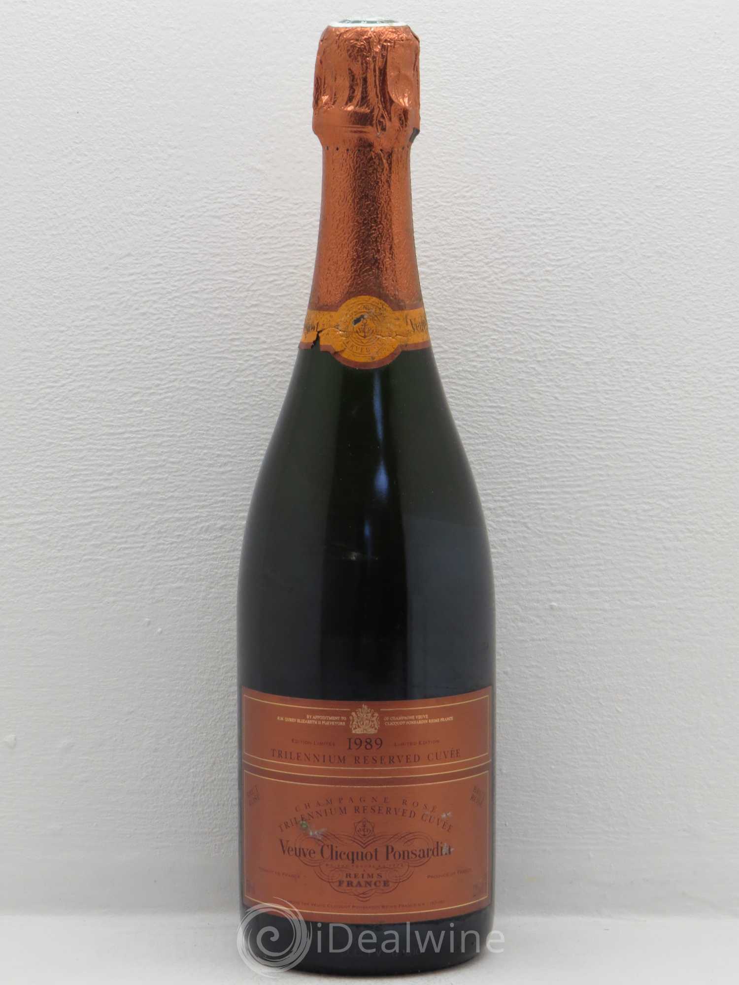 Champagne - Veuve Clicquot Trillenium 1989 - Lot de 1 bouteille - 0