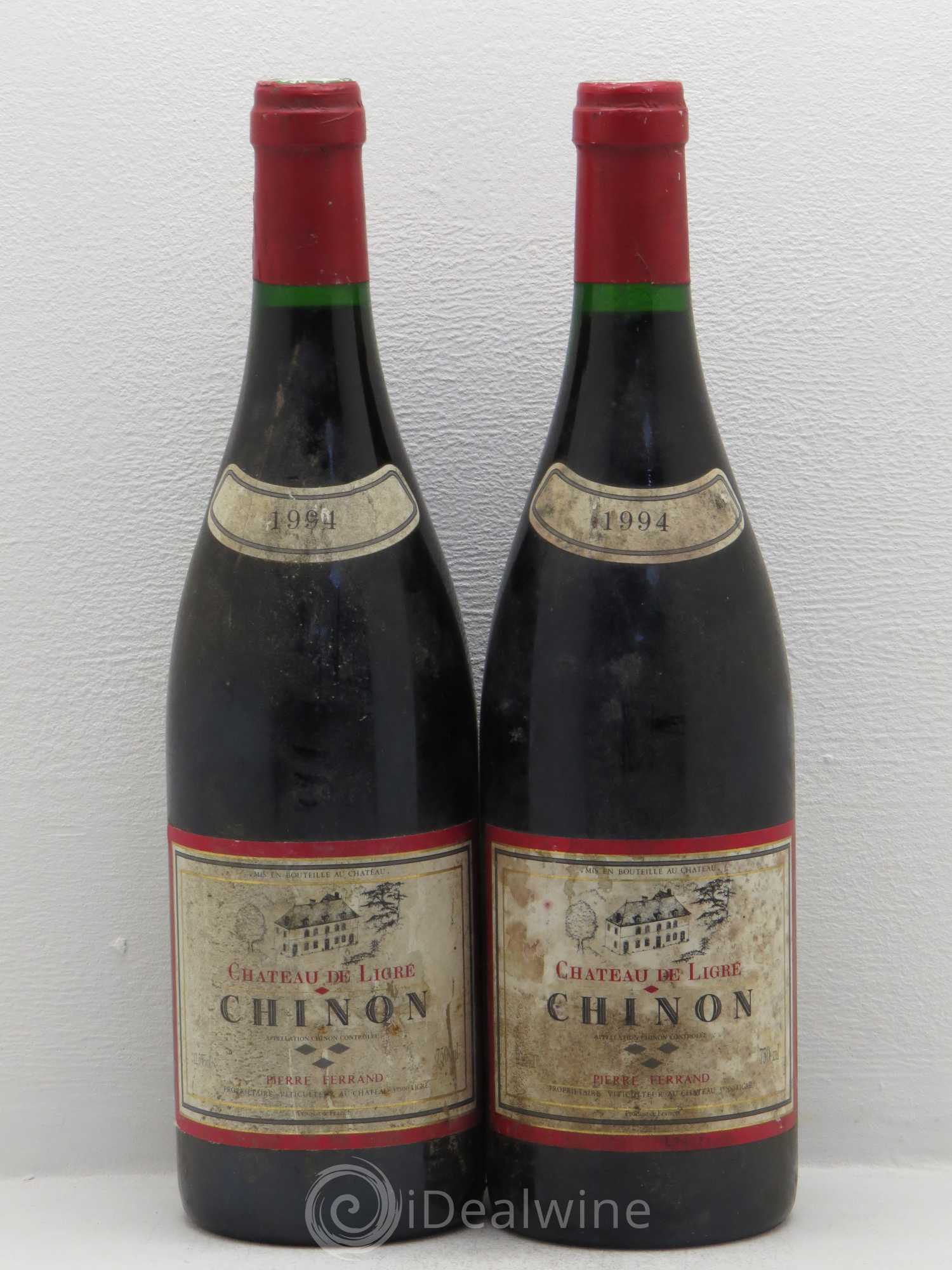 Chinon Château De Ligré P.Ferrand 1994 - Posten von 2 Flaschen - 0