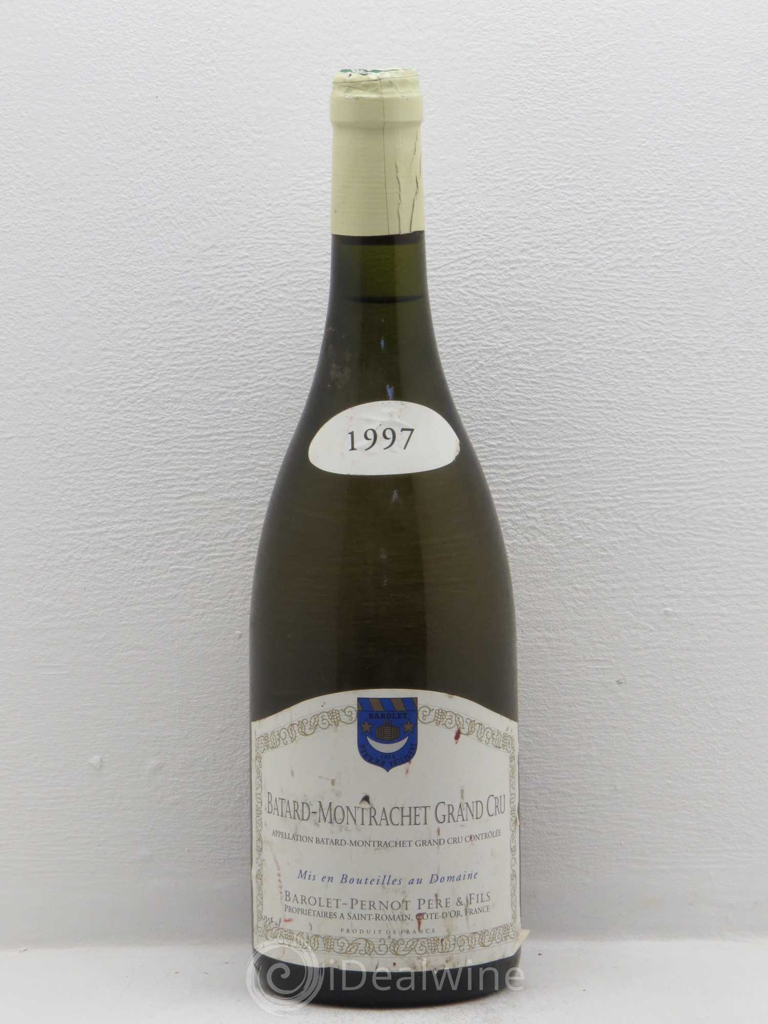 Bâtard-Montrachet Grand Cru Barolet-Pernot Pere Et Fils 1997 - Lot de 1 bouteille - 0