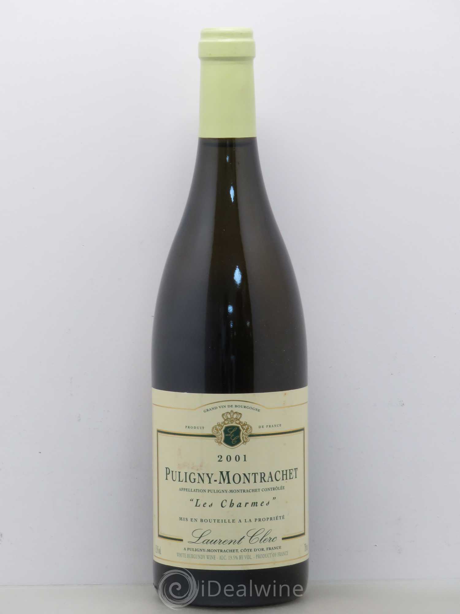 Puligny-Montrachet Les Charmes - Laurent Clerc 2001 - Posten von 1 Flasche - 0