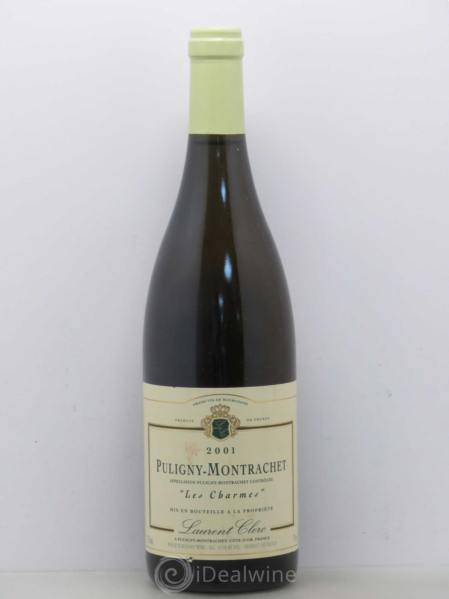 Puligny-Montrachet Les Charmes - Laurent Clerc 2001 - Posten von 1 Flasche - 0