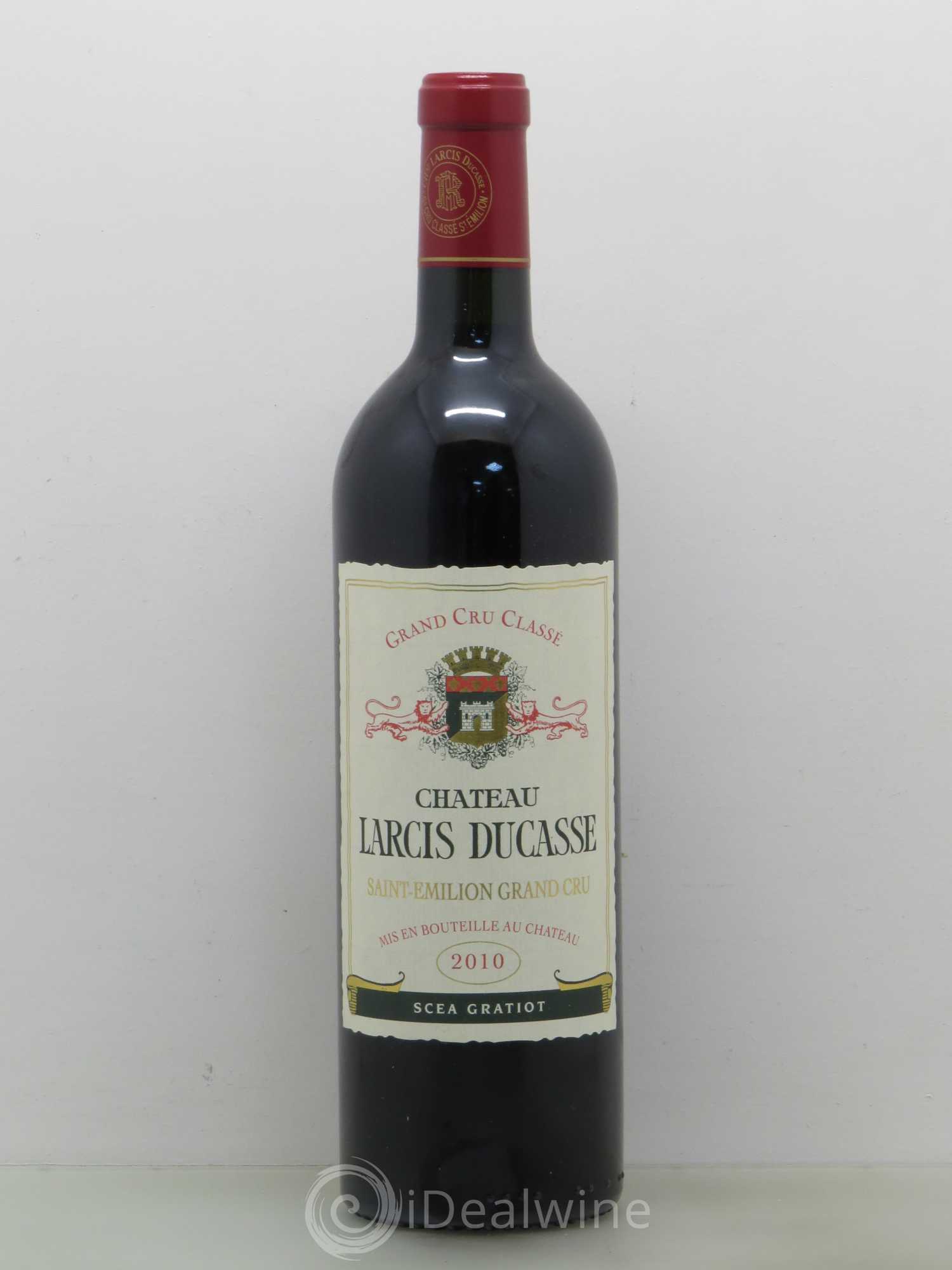 Château Larcis Ducasse 1er Grand Cru Classé B 2010 - Lot de 1 bouteille - 0
