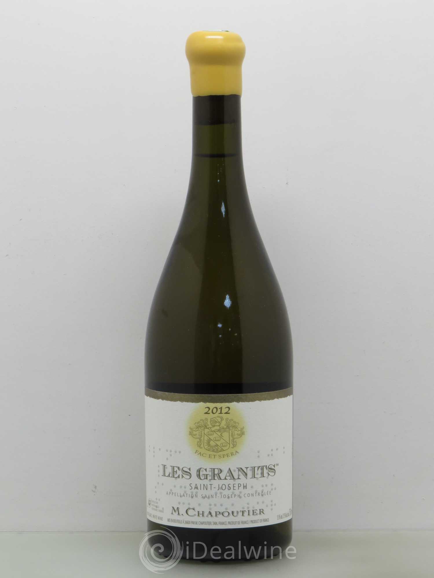 Saint-Joseph Les Granits Chapoutier 2012 - Lot de 1 bouteille - 0