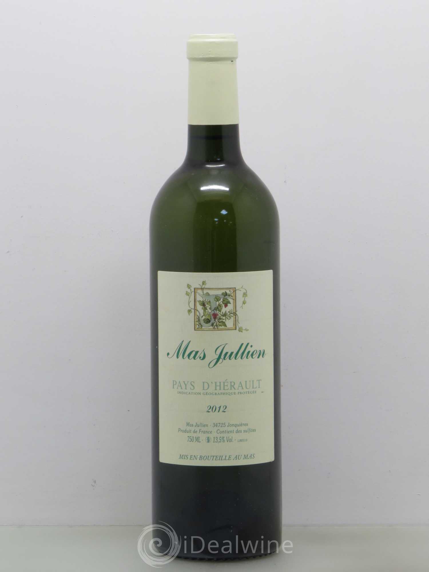 Pays d'Hérault Mas Jullien Olivier Jullien 2012 - Lot de 1 bouteille - 0