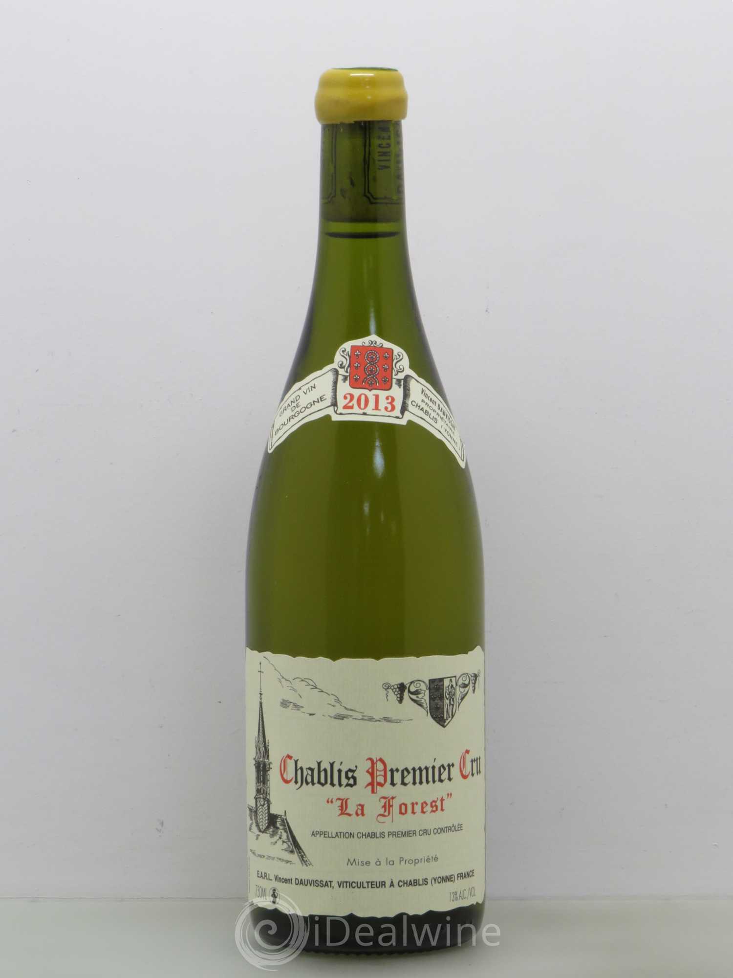 Chablis 1er Cru La Forest Vincent Dauvissat (Domaine) 2013 - Lot de 1 bouteille - 0