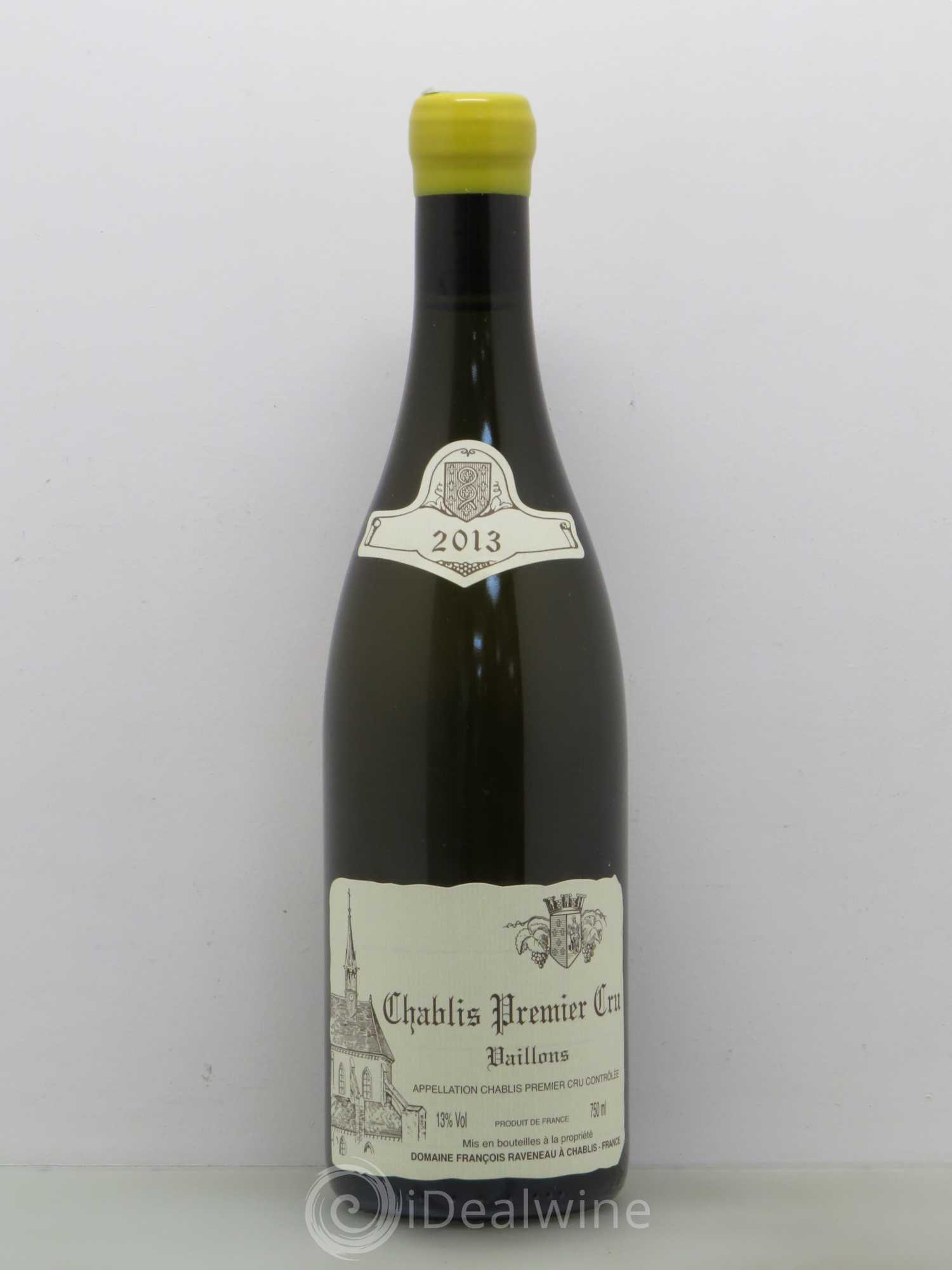 Chablis 1er Cru Vaillons Raveneau (Domaine) 2013 - Lot de 1 bouteille - 0