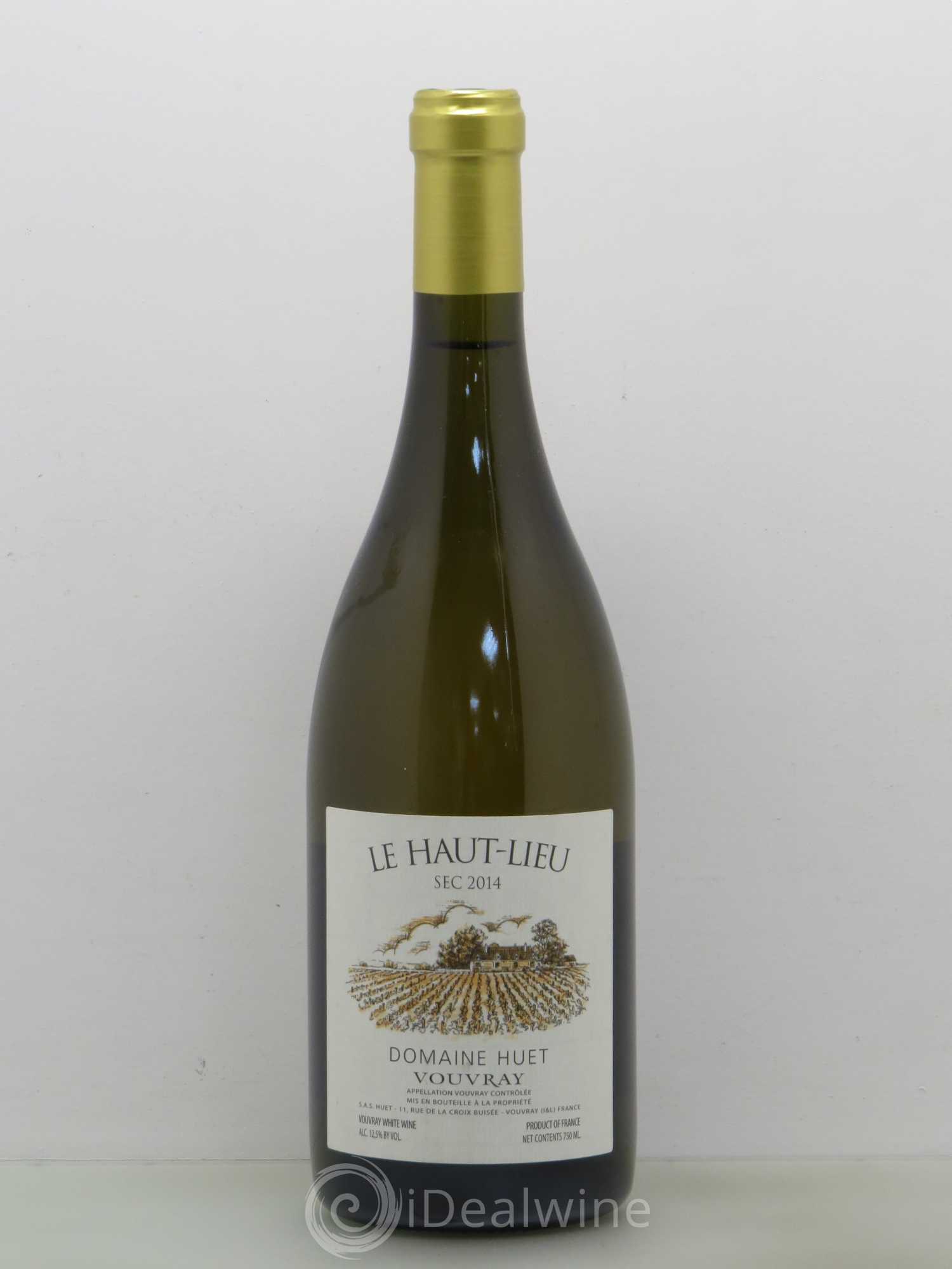 Vouvray Le Haut-Lieu Sec Domaine Huet 2014 - Lot de 1 bouteille - 0