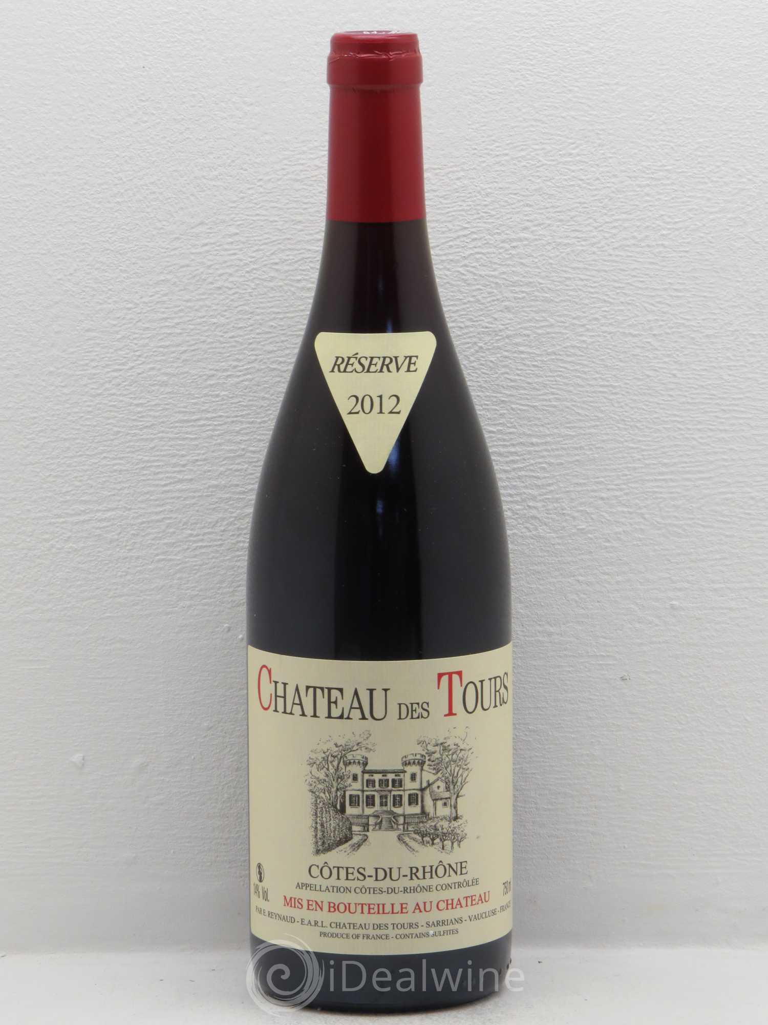 Côtes-du-Rhône Château des Tours Emmanuel Reynaud (sans prix de réserve) 2012 - Lot de 1 bouteille - 0