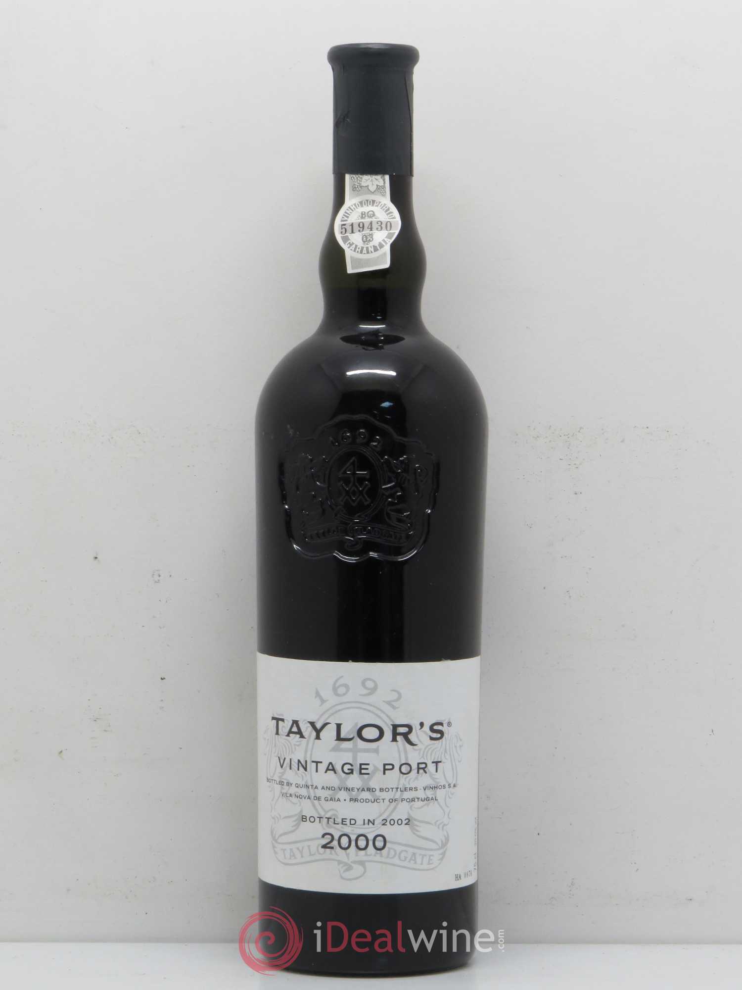 Porto Taylor's Vintage 2000 - Lot de 1 bouteille - 0