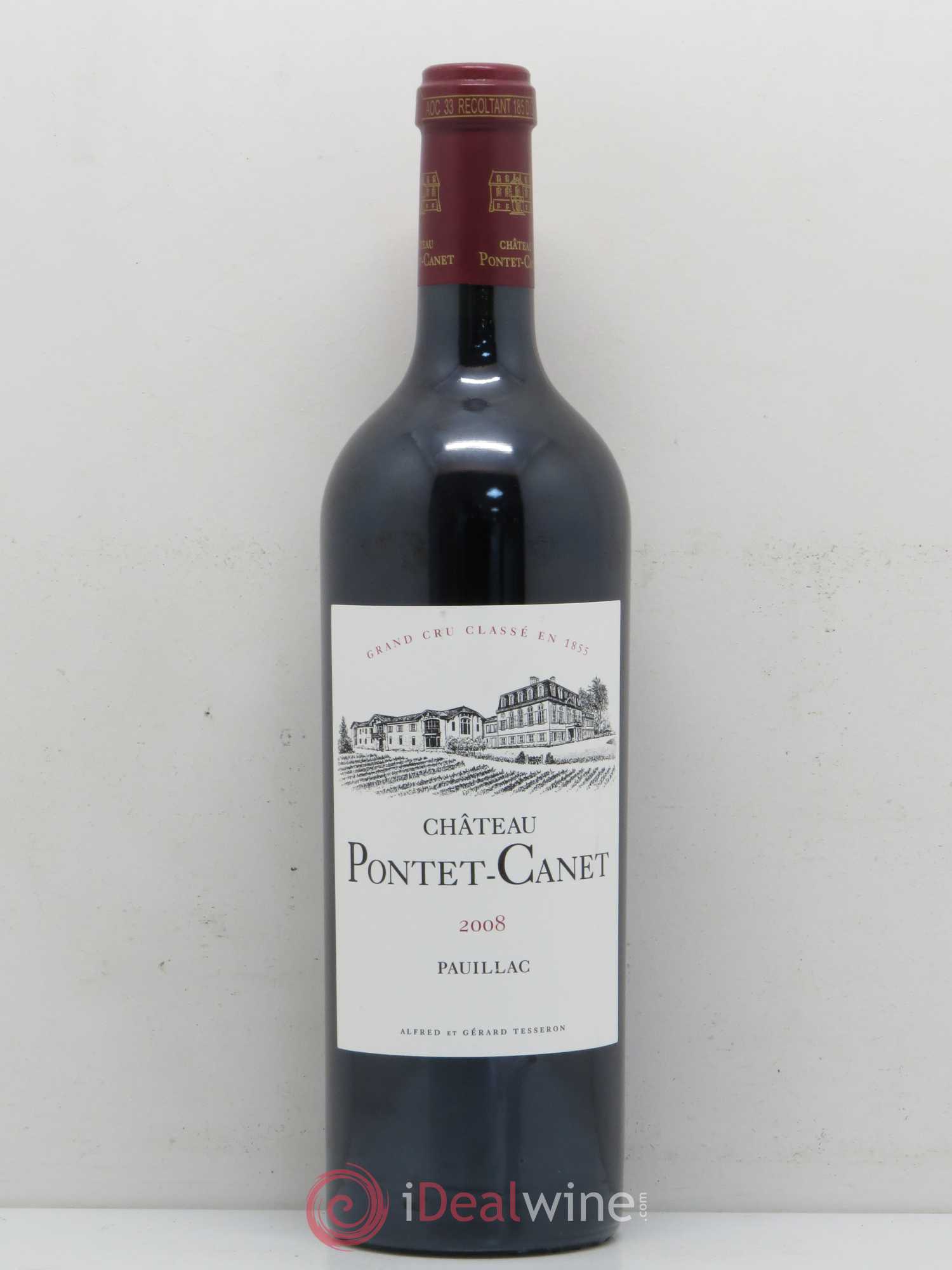 Château Pontet Canet 5ème Grand Cru Classé (sans prix de réserve) 2008 - Lot de 1 bouteille - 0