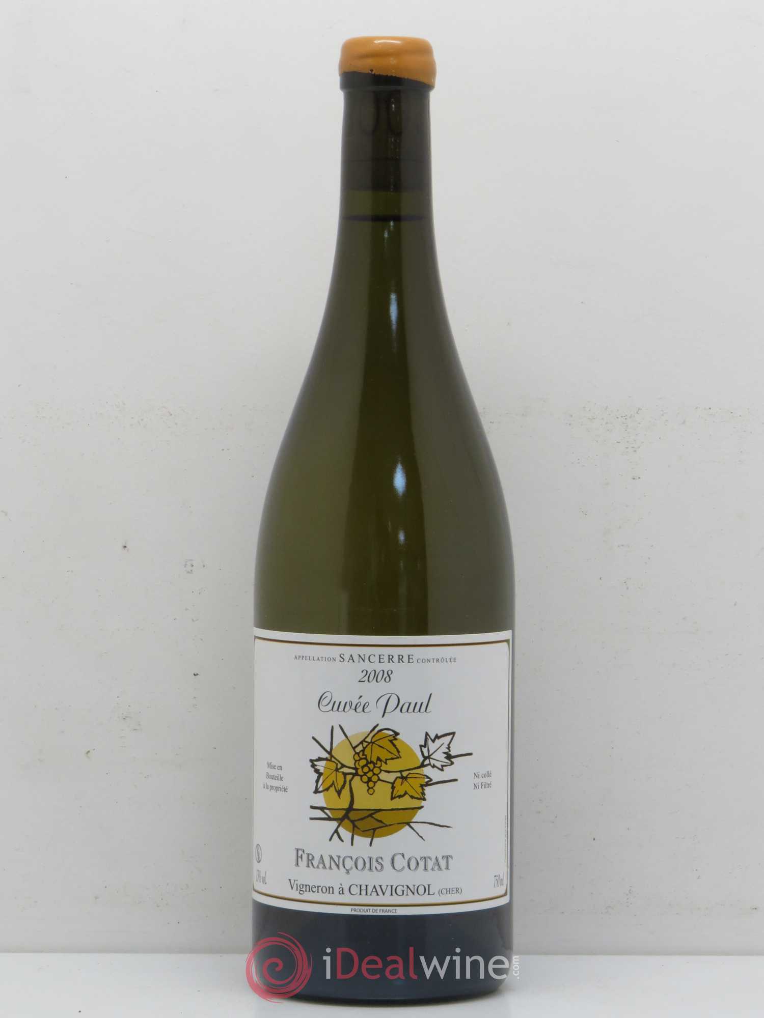 Sancerre Cuvée Paul François Cotat (sans prix de réserve) 2008 - Posten von 1 Flasche - 0