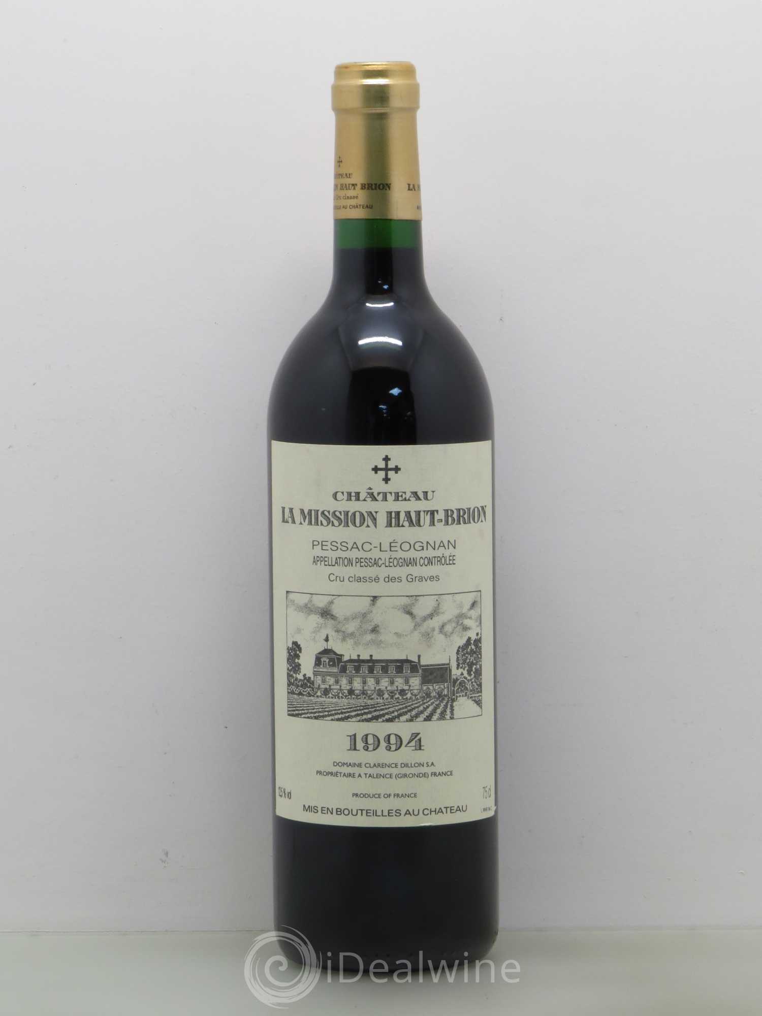 Château la Mission Haut-Brion Cru Classé de Graves 1994 - Lot de 1 bouteille - 0