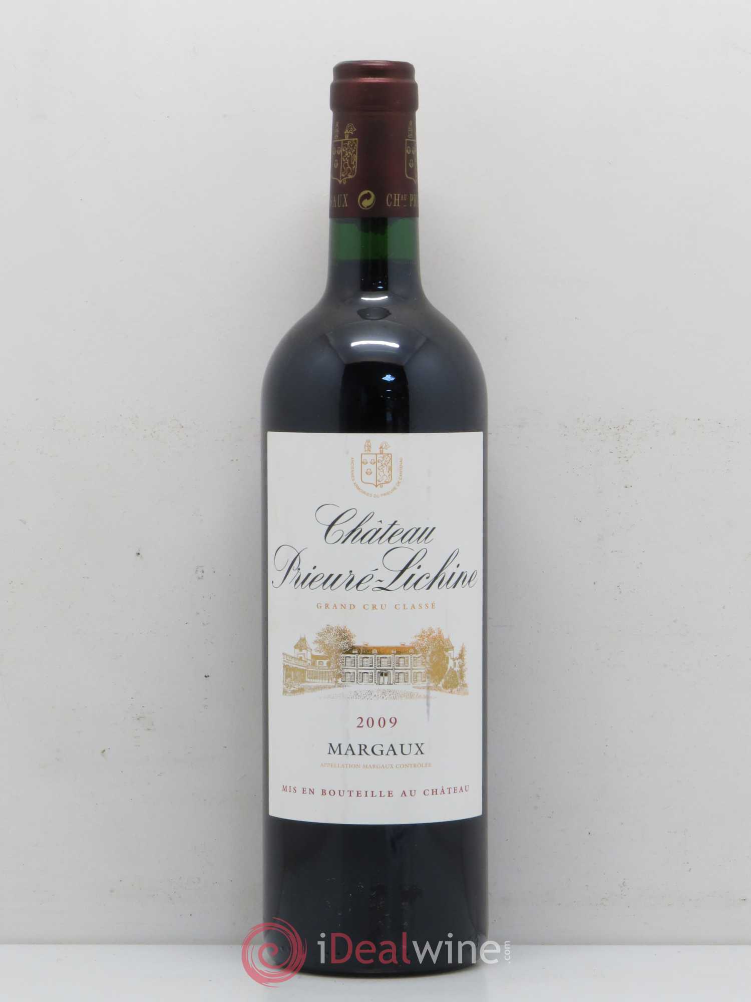 Château Prieuré Lichine 4ème Grand Cru Classé 2009 - Lot de 1 bouteille - 0