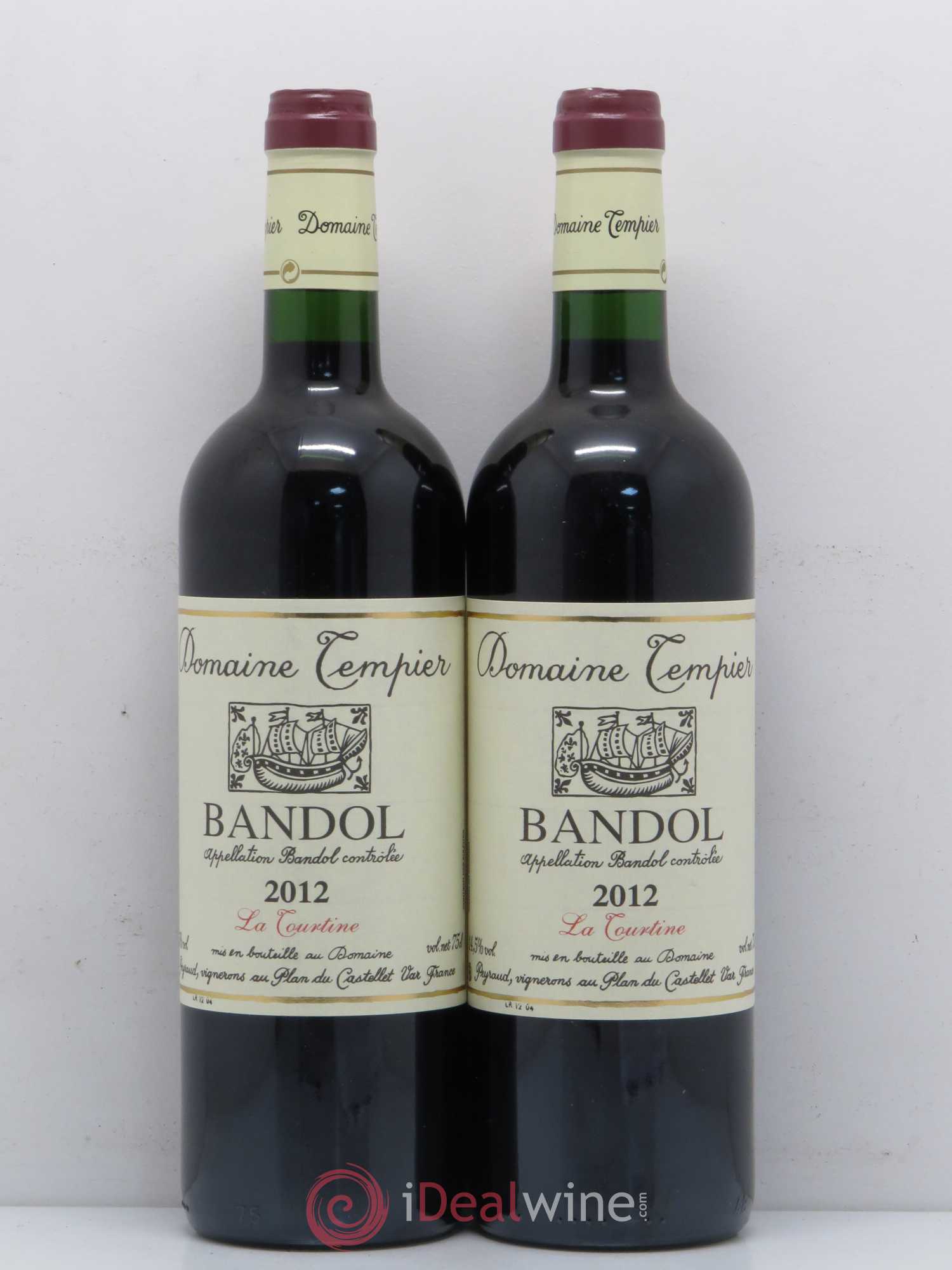 Bandol Domaine Tempier La Tourtine Famille Peyraud (sans prix de réserve) 2012 - Lot de 2 bouteilles - 0