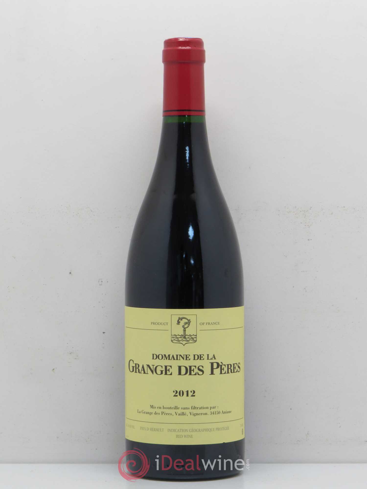 Pays d'Hérault Grange des Pères Laurent Vaillé (sans prix de réserve) 2012 - Lot de 1 bouteille - 0