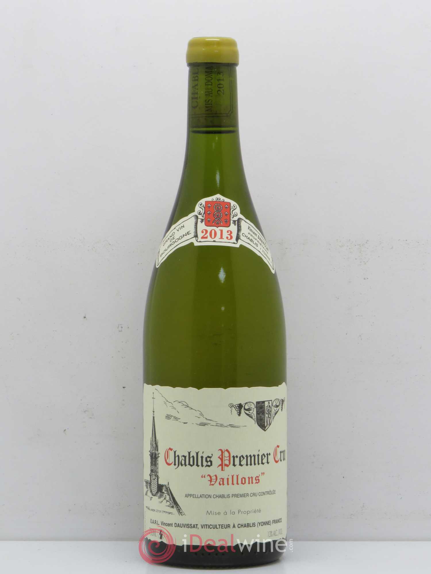 Chablis 1er Cru Vaillons Vincent Dauvissat (Domaine) (sans prix de réserve) 2013 - Lot de 1 bouteille - 0