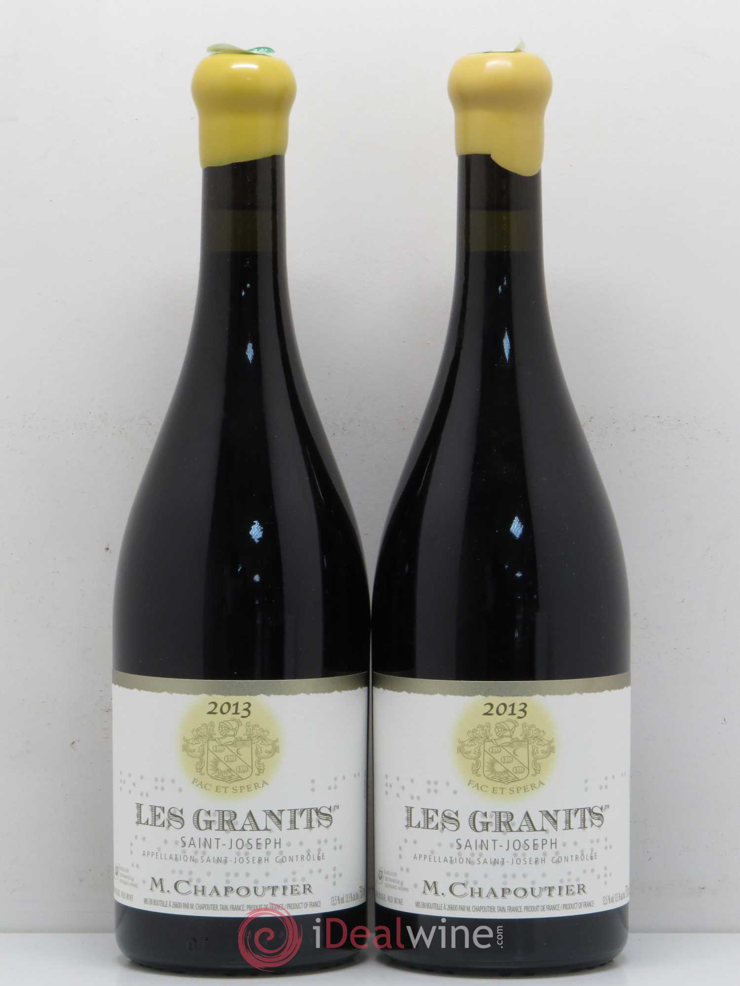 Saint-Joseph Les Granits Chapoutier 2013 - Lot de 2 bouteilles - 0