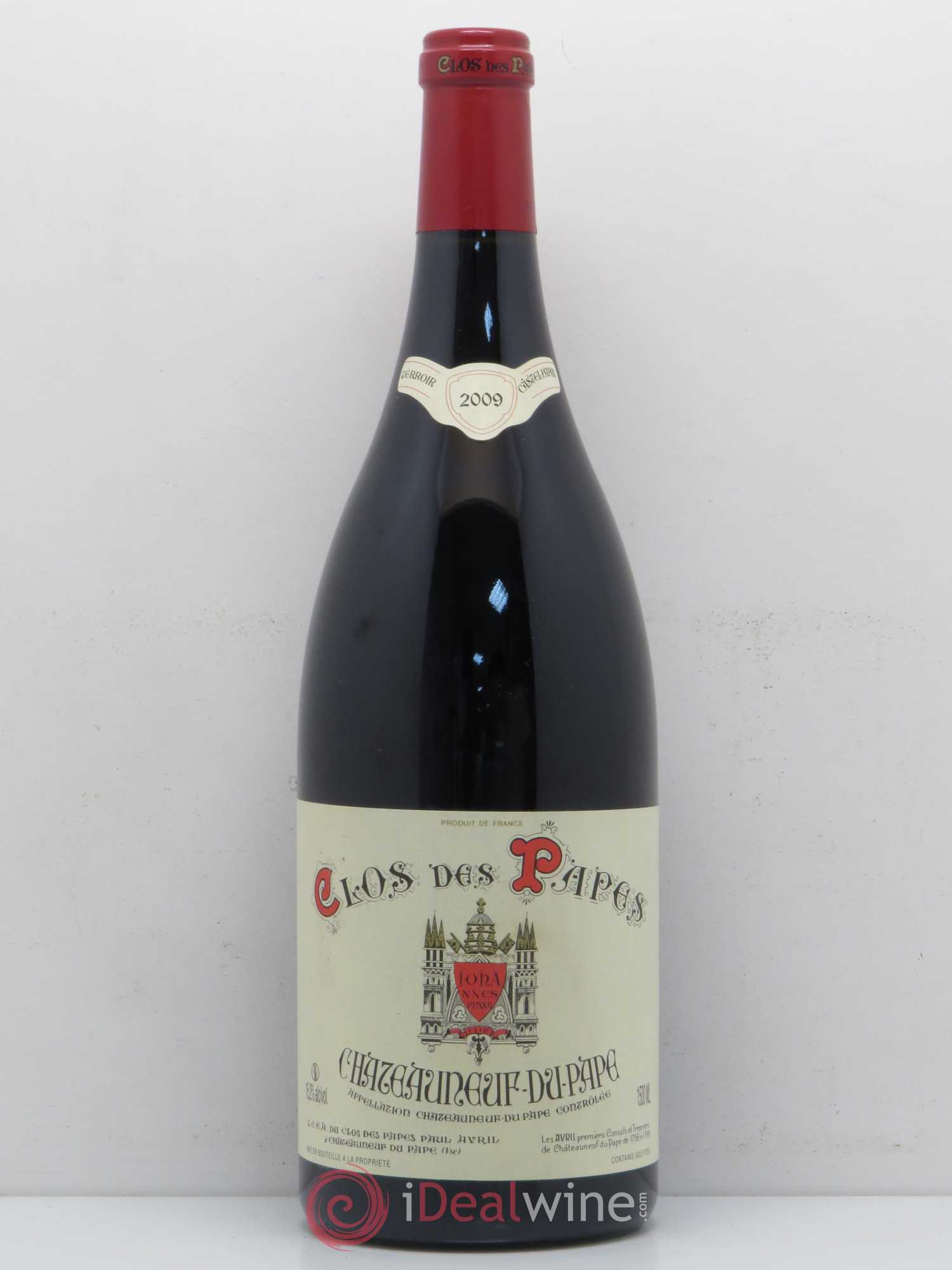 Châteauneuf-du-Pape Clos des Papes - Paul Avril 2009 - Lot de 1 magnum - 0