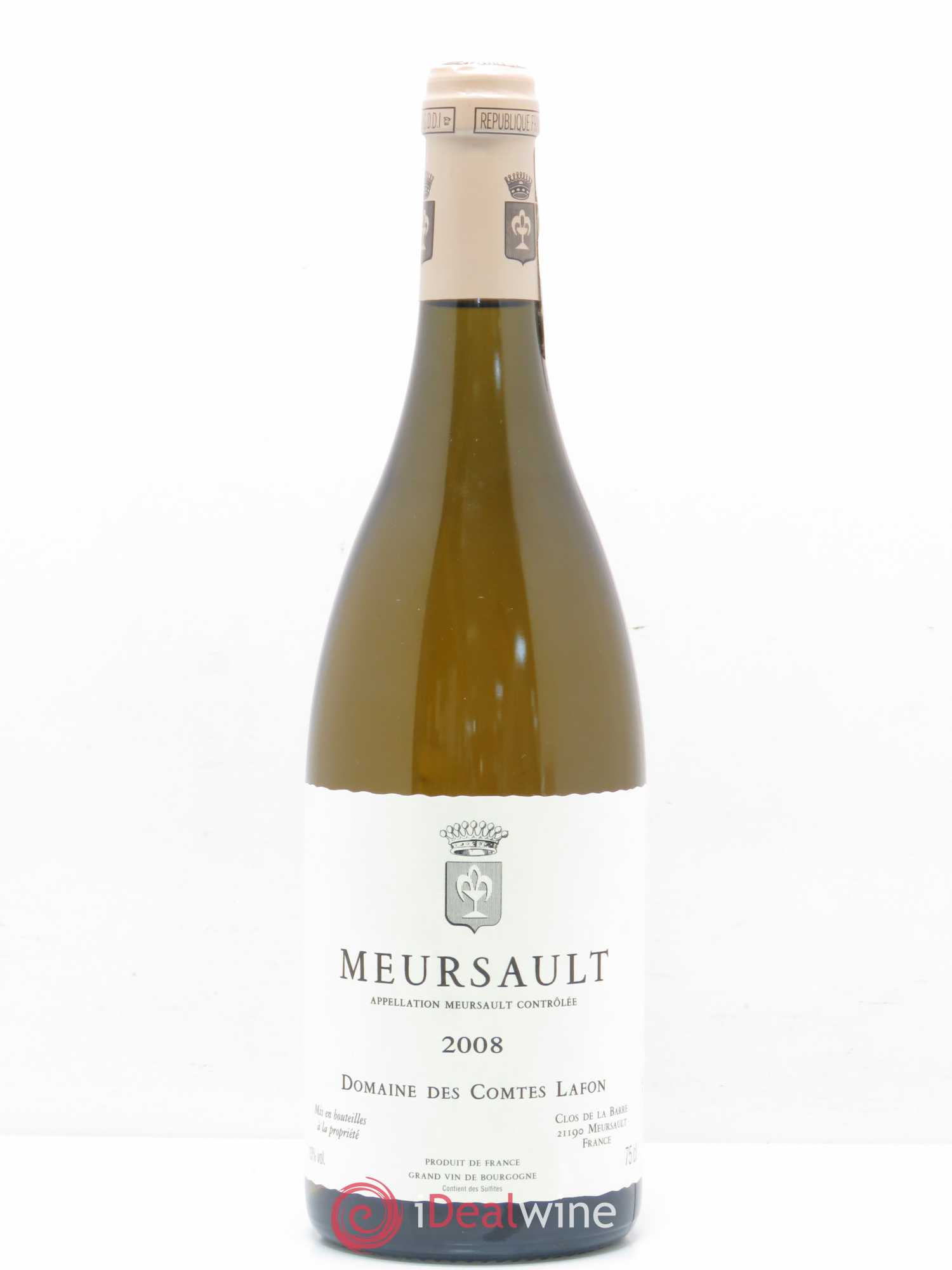 Meursault Comtes Lafon (Domaine des) 2008 - Lot de 1 bouteille - 0