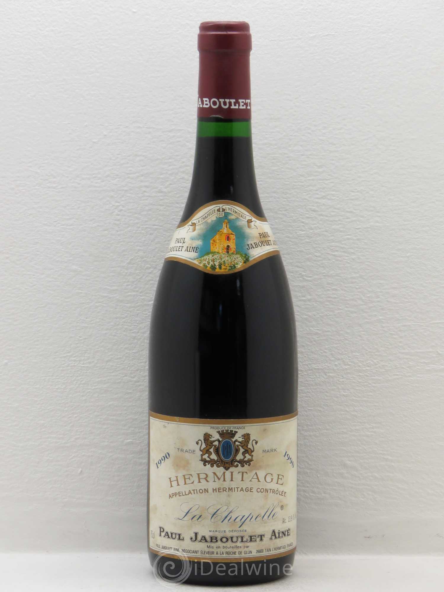 Hermitage La Chapelle Paul Jaboulet Ainé 1990 - Lot de 1 bouteille - 0