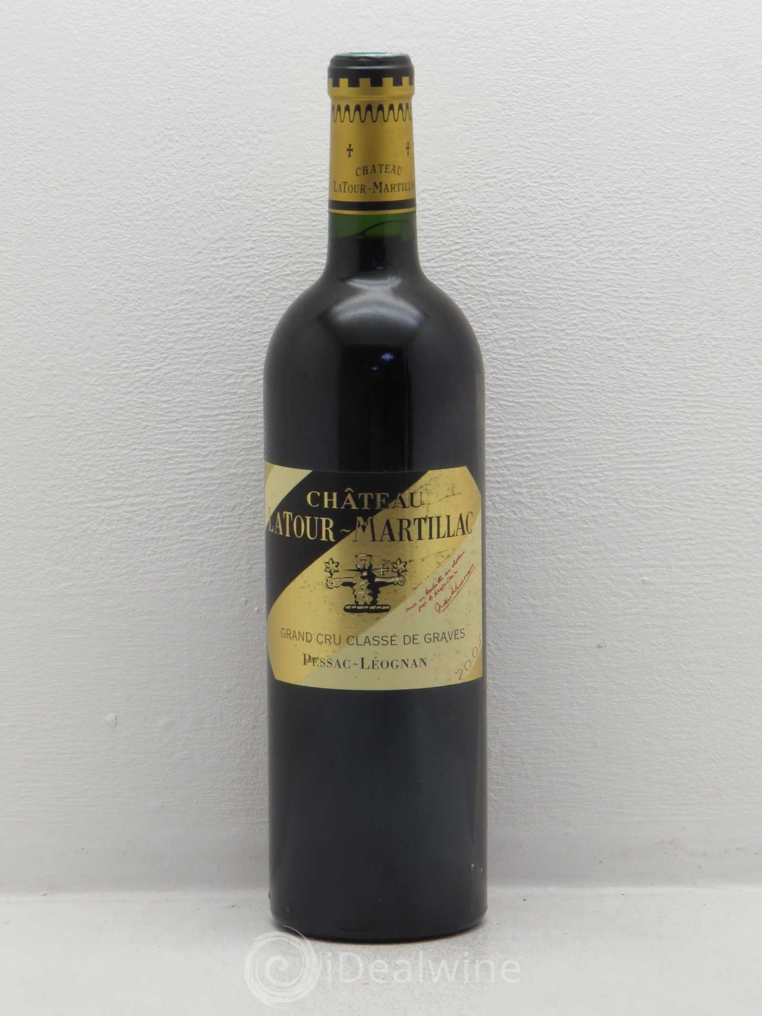 Château Latour-Martillac Cru Classé de Graves 2005 - Lot de 1 bouteille - 0