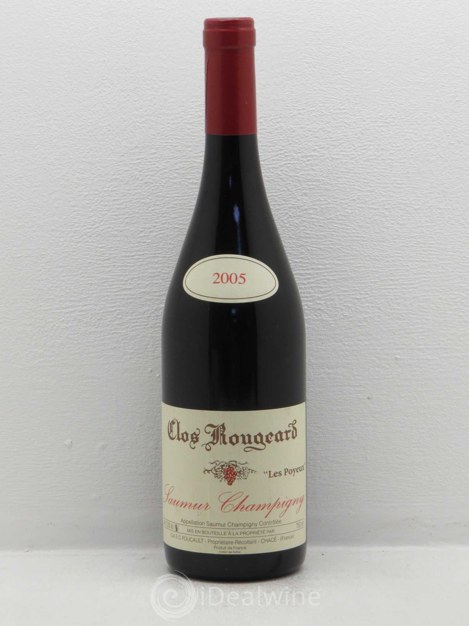 Saumur-Champigny Les Poyeux Clos Rougeard 2005 - Lot de 1 bouteille - 0