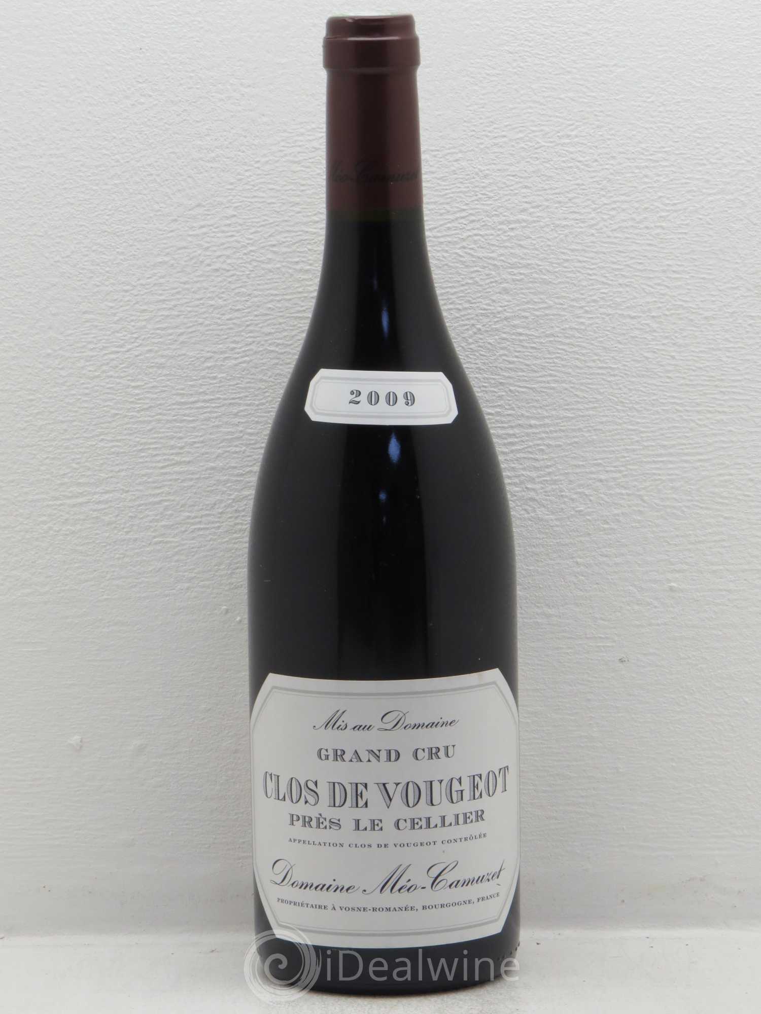 Clos de Vougeot Grand Cru Méo-Camuzet (Domaine) Près du Cellier 2009 - Lot de 1 bouteille - 0
