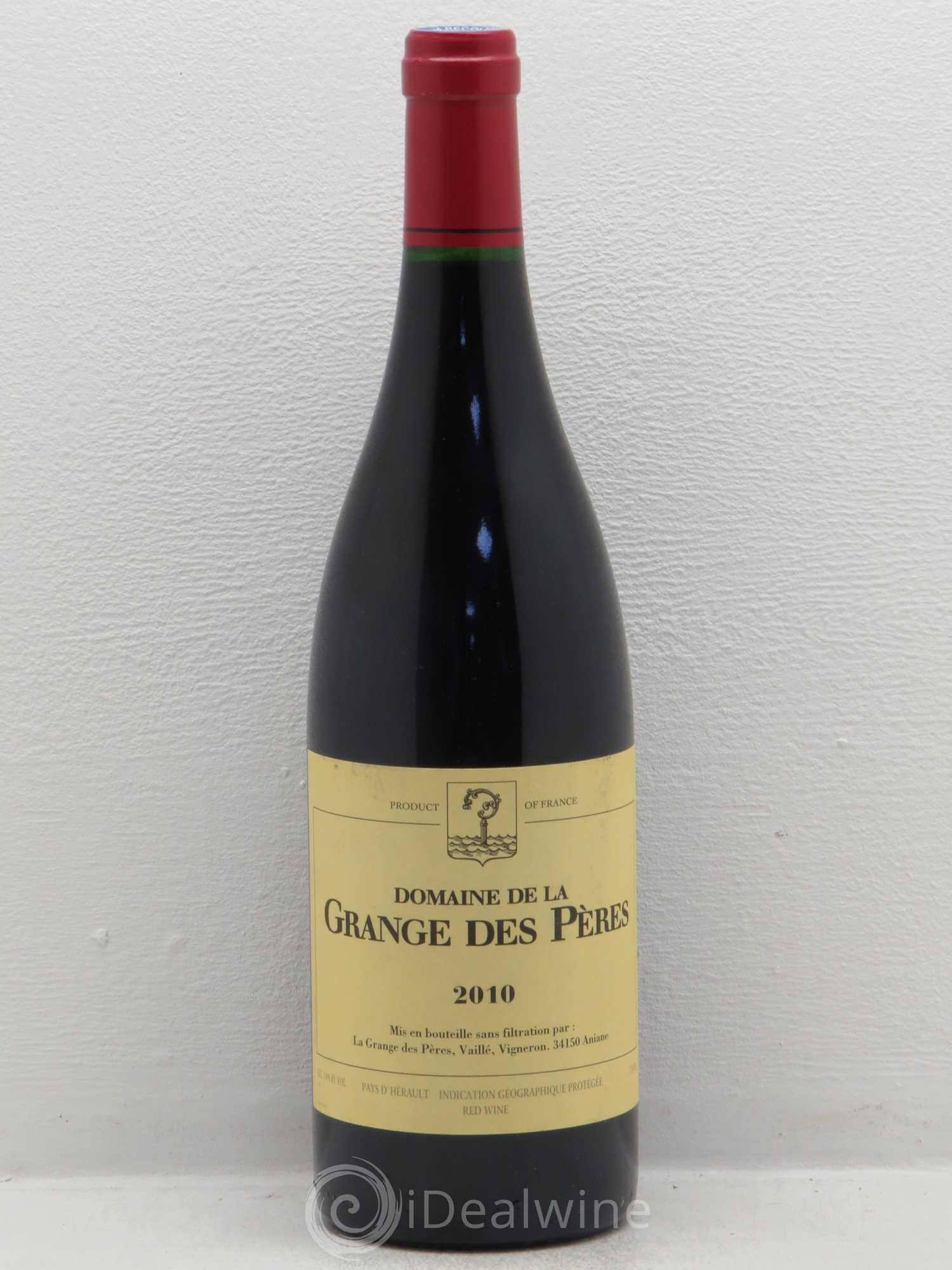 Pays d'Hérault Grange des Pères Laurent Vaillé 2010 - Lot de 1 bouteille - 0