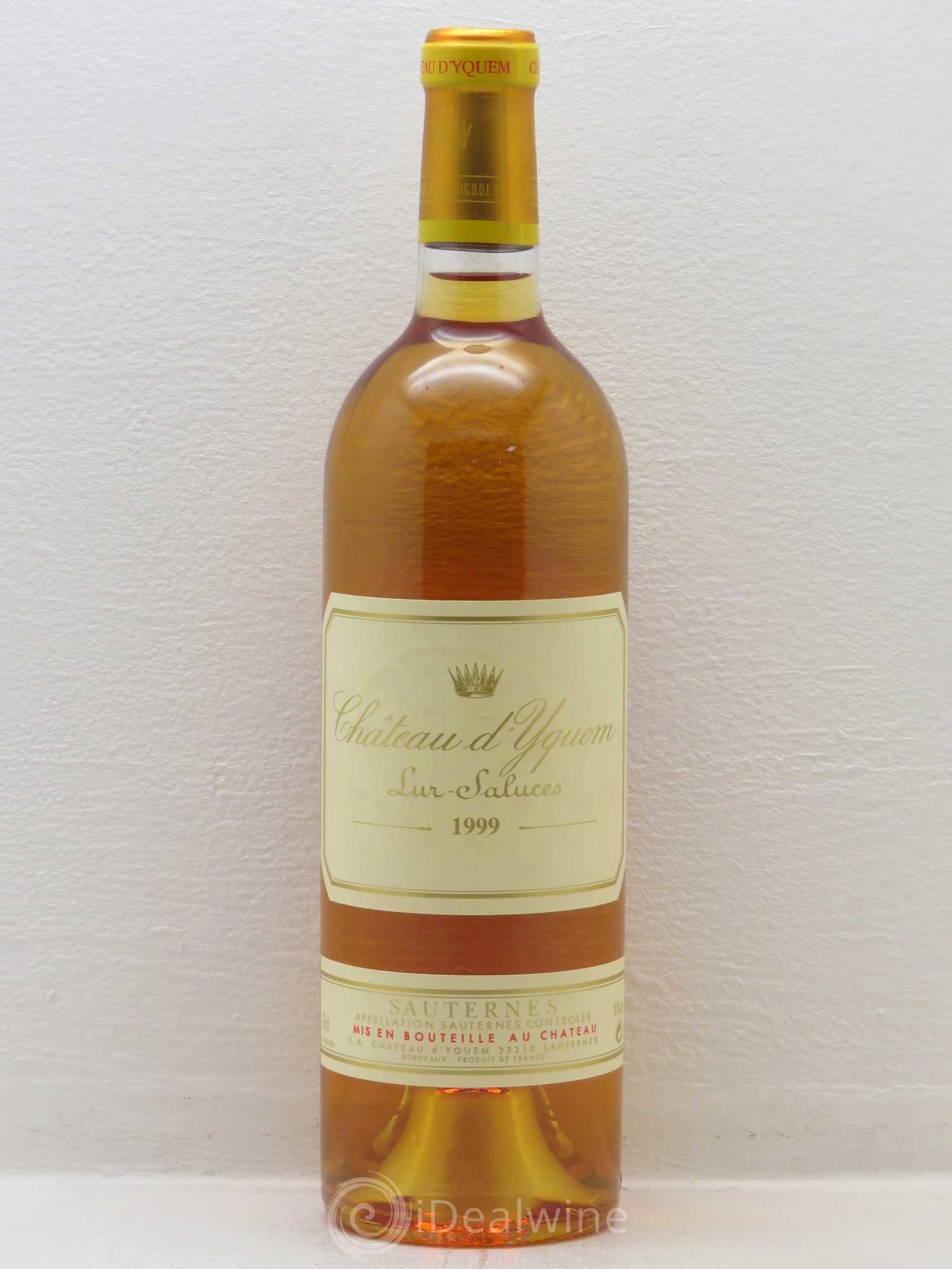 Château d' Yquem 1er Cru Classé Supérieur 1999 - Lot de 1 bouteille - 0