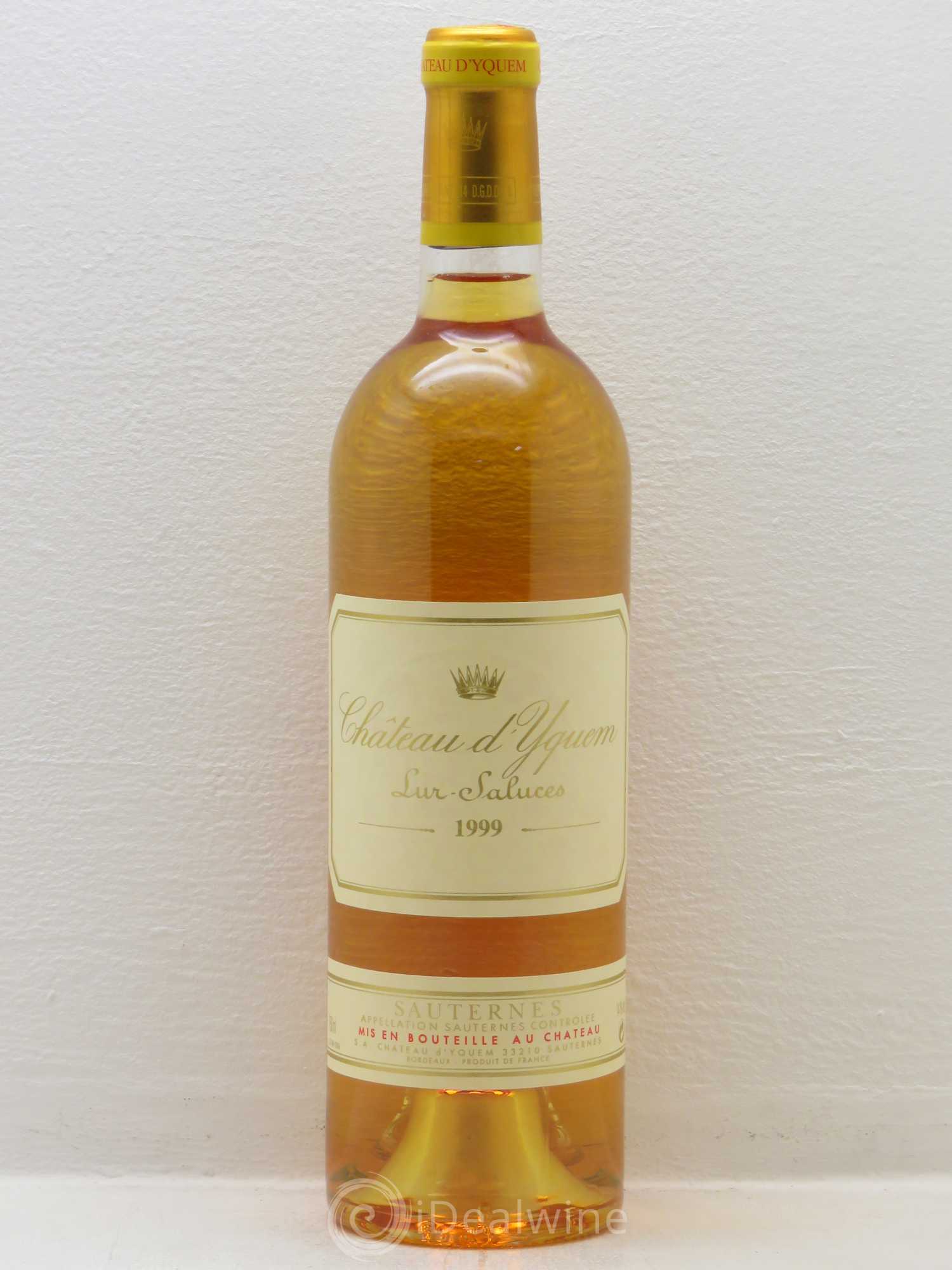 Château d' Yquem 1er Cru Classé Supérieur 1999 - Lot de 1 bouteille - 0