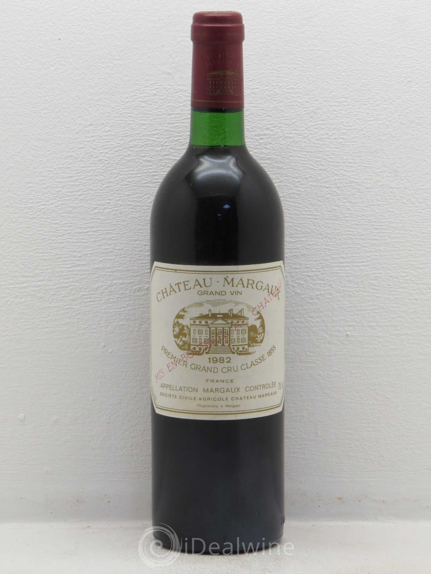 Château Margaux 1er Grand Cru Classé 1982 - Lot de 1 bouteille - 0